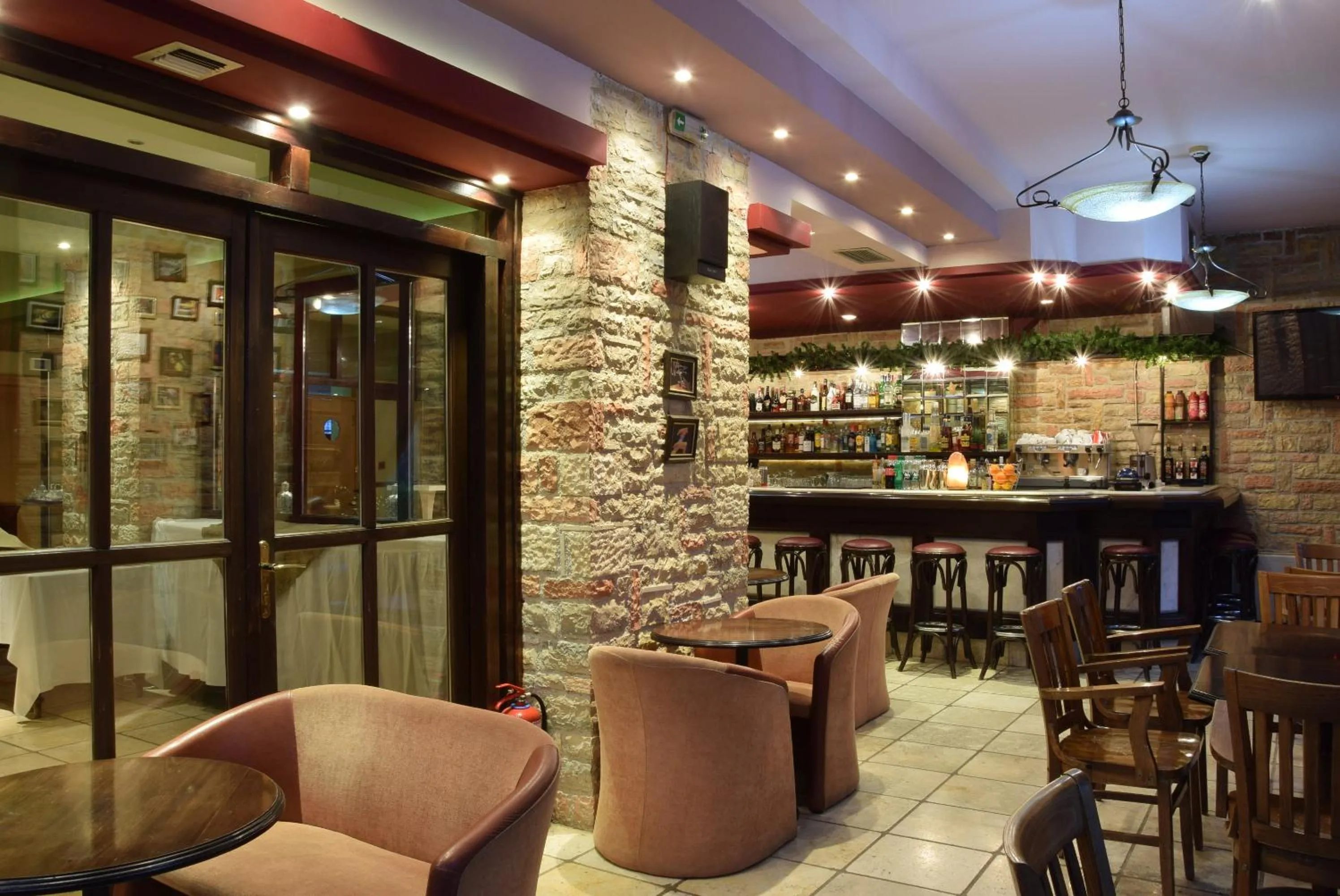 Lobby or reception in Mont Helmos Hotel