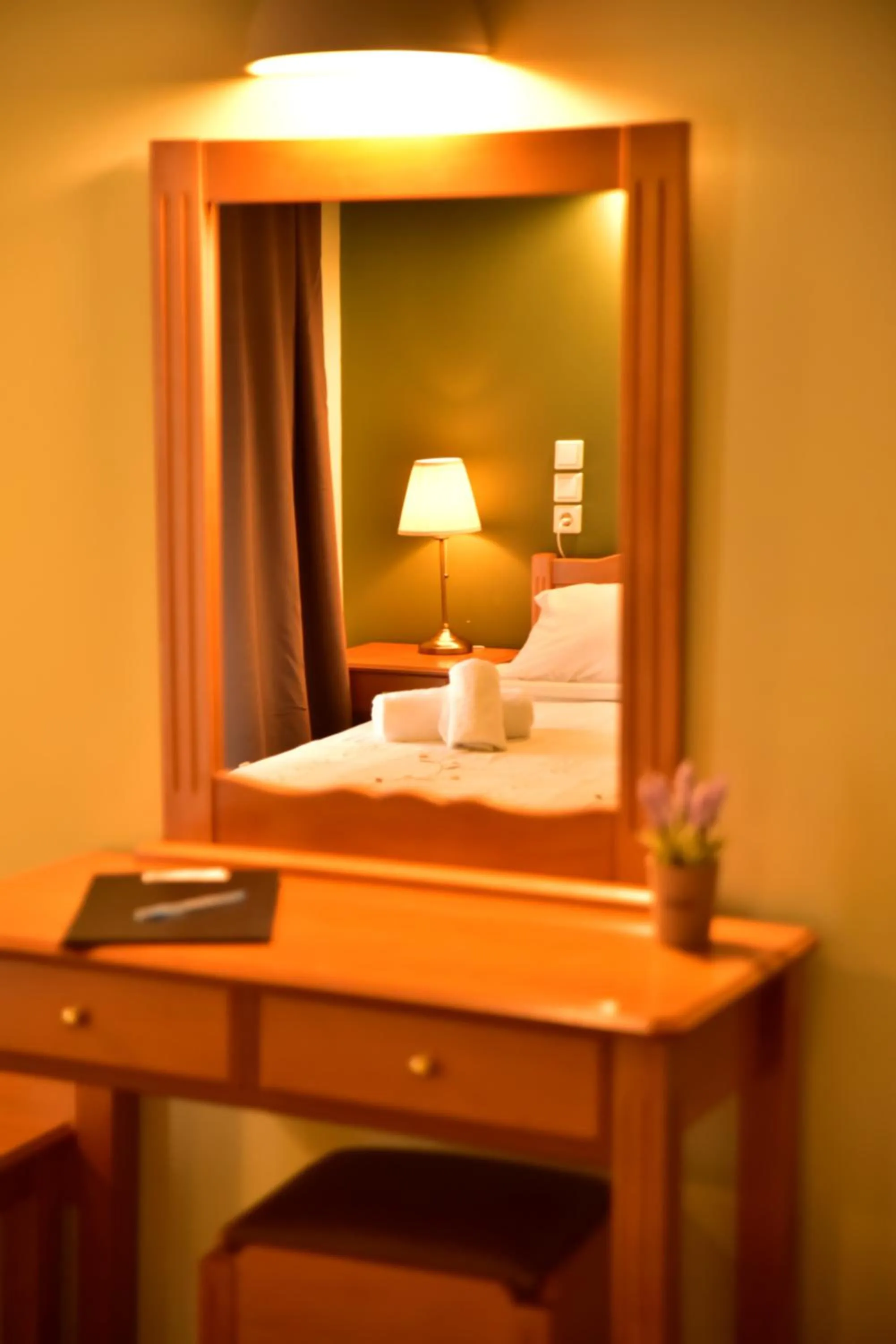 Bedroom, Bed in Mont Helmos Hotel