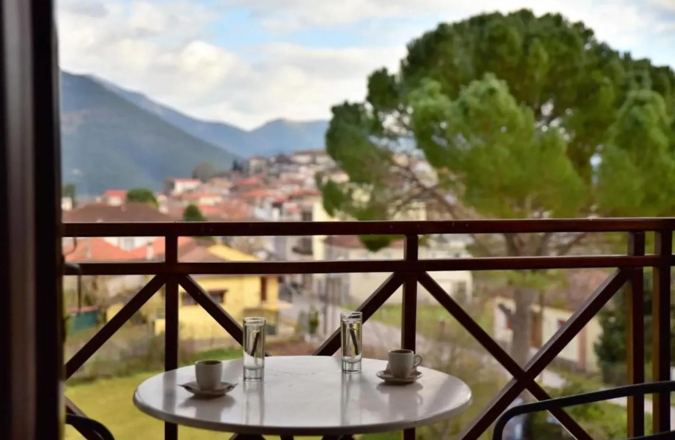 Balcony/Terrace in Mont Helmos Hotel