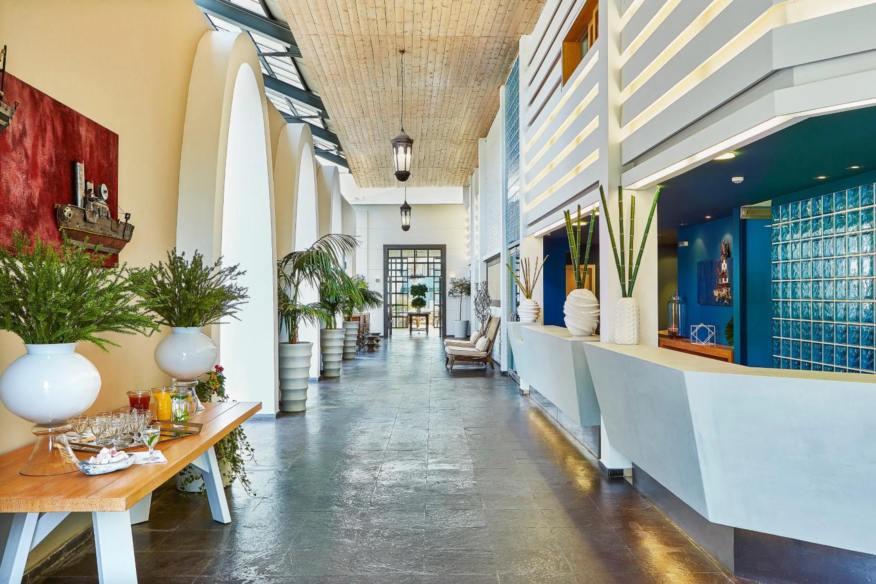 Lobby or reception in Ilio Mare Hotel