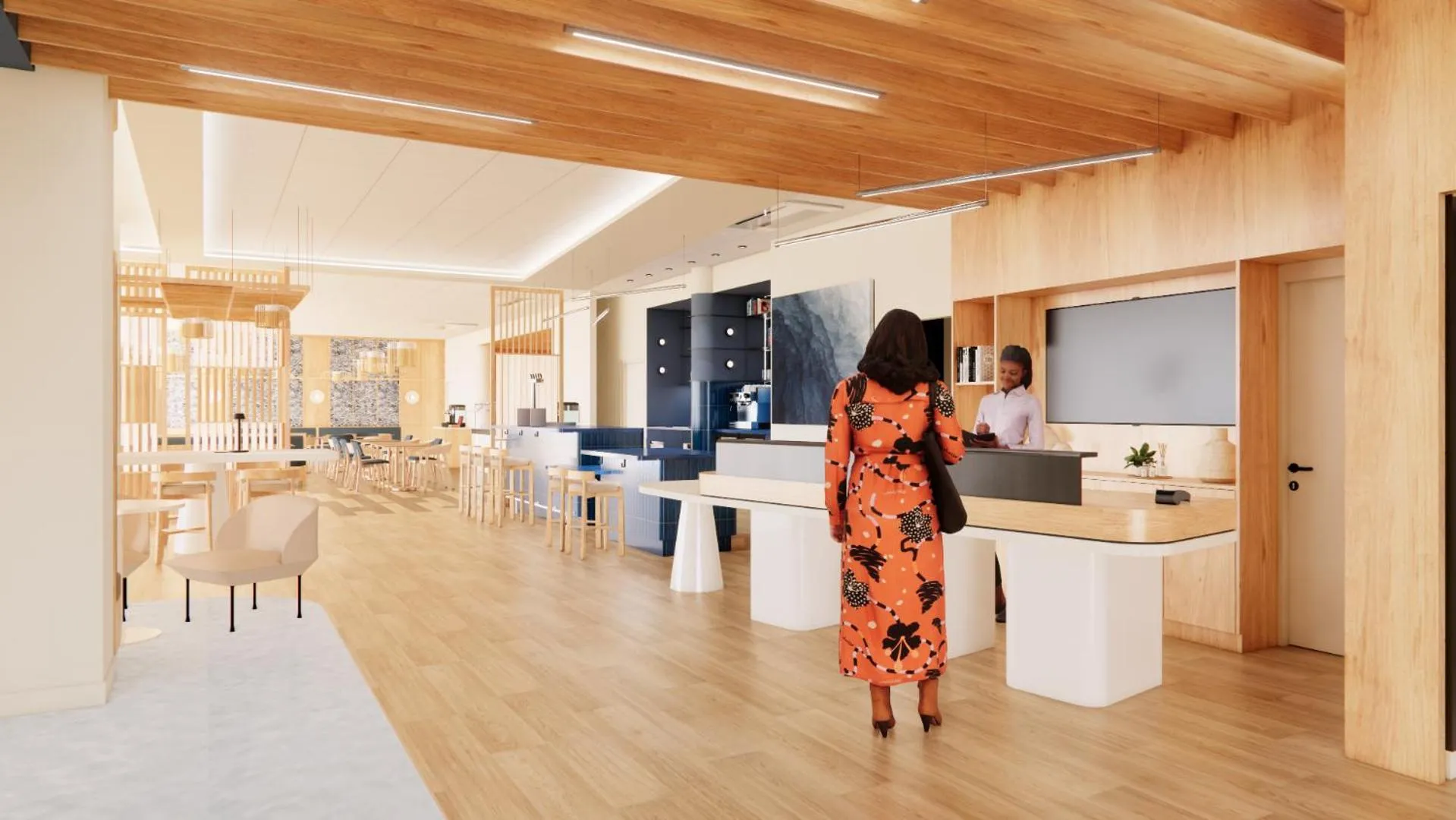 Lobby or reception in Hôtel Marseille Centre Gare Saint-Charles