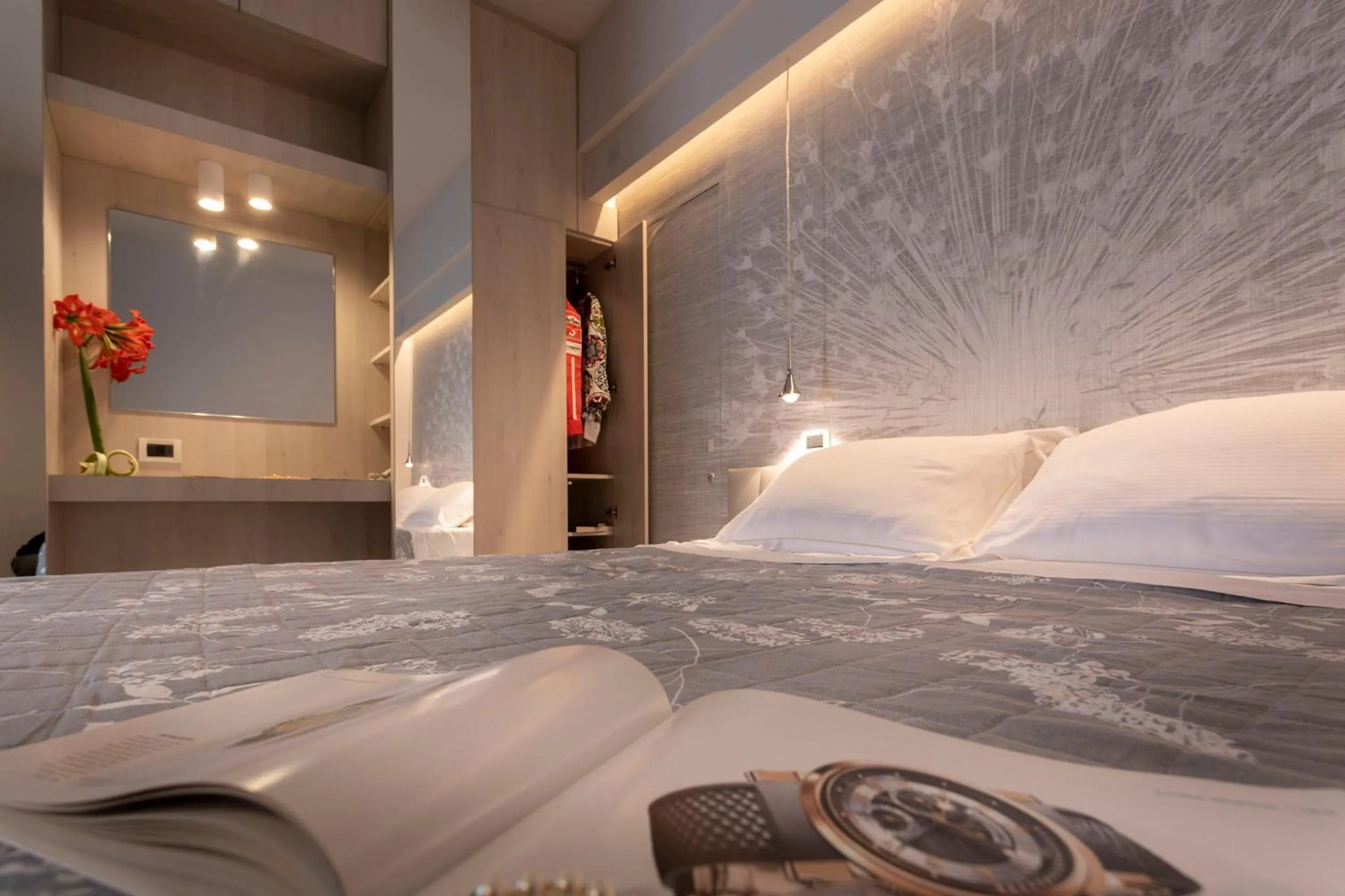 Bedroom, Bed in Hotel Ghirlandina