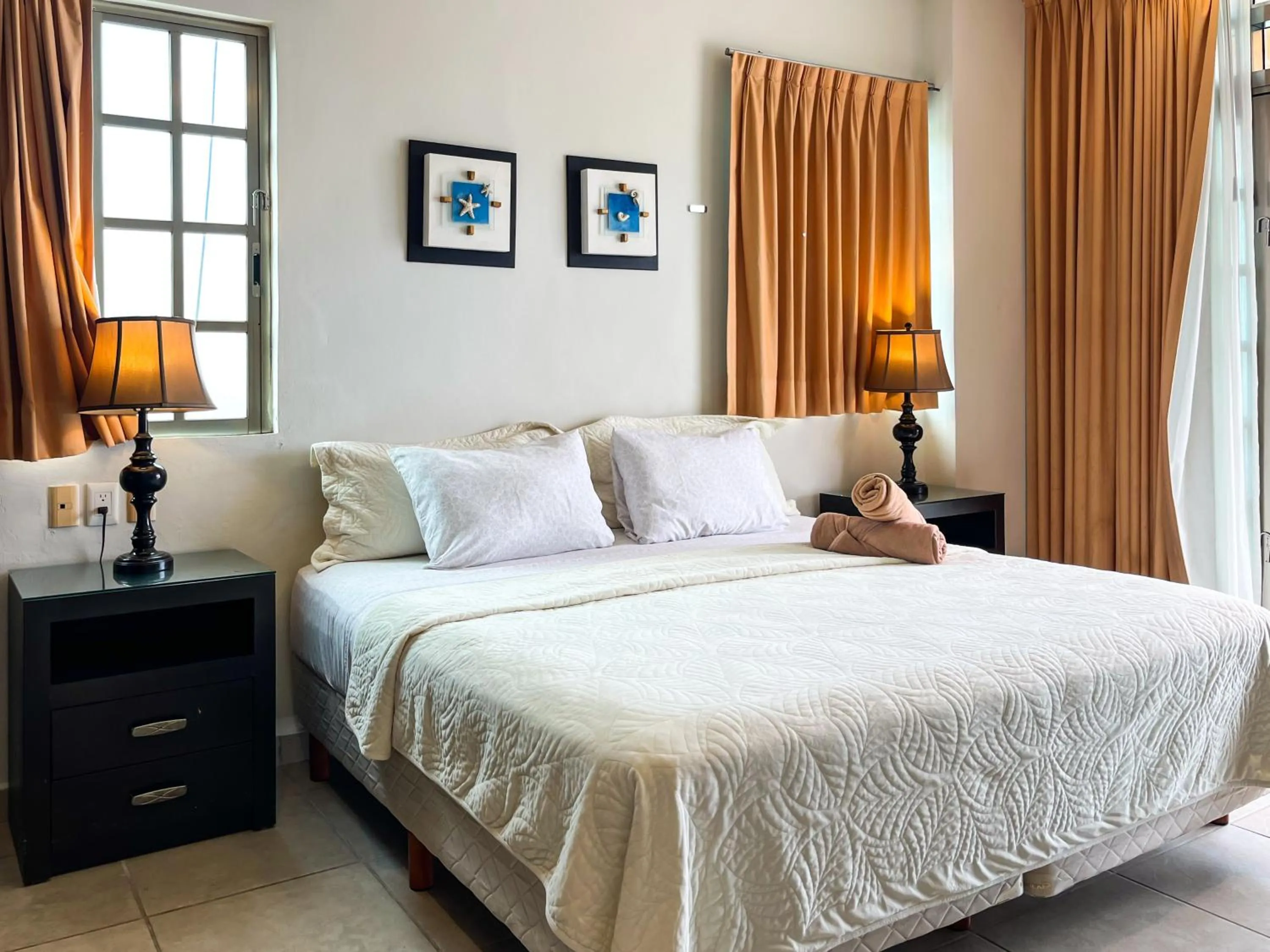 Bed in Villa Isla Dorada