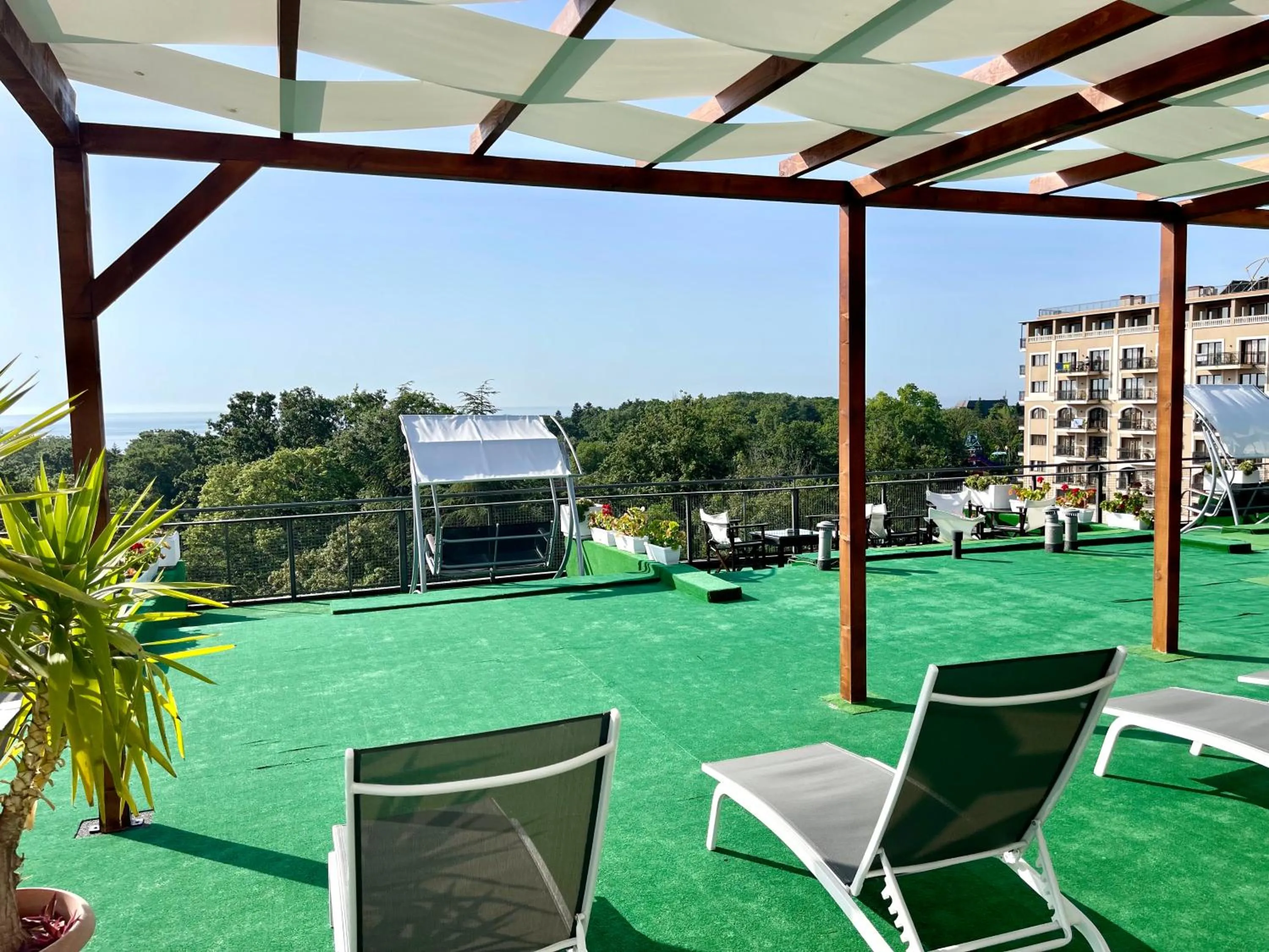 Balcony/Terrace in BSA Gradina Hotel & Aquapark - All Inclusive