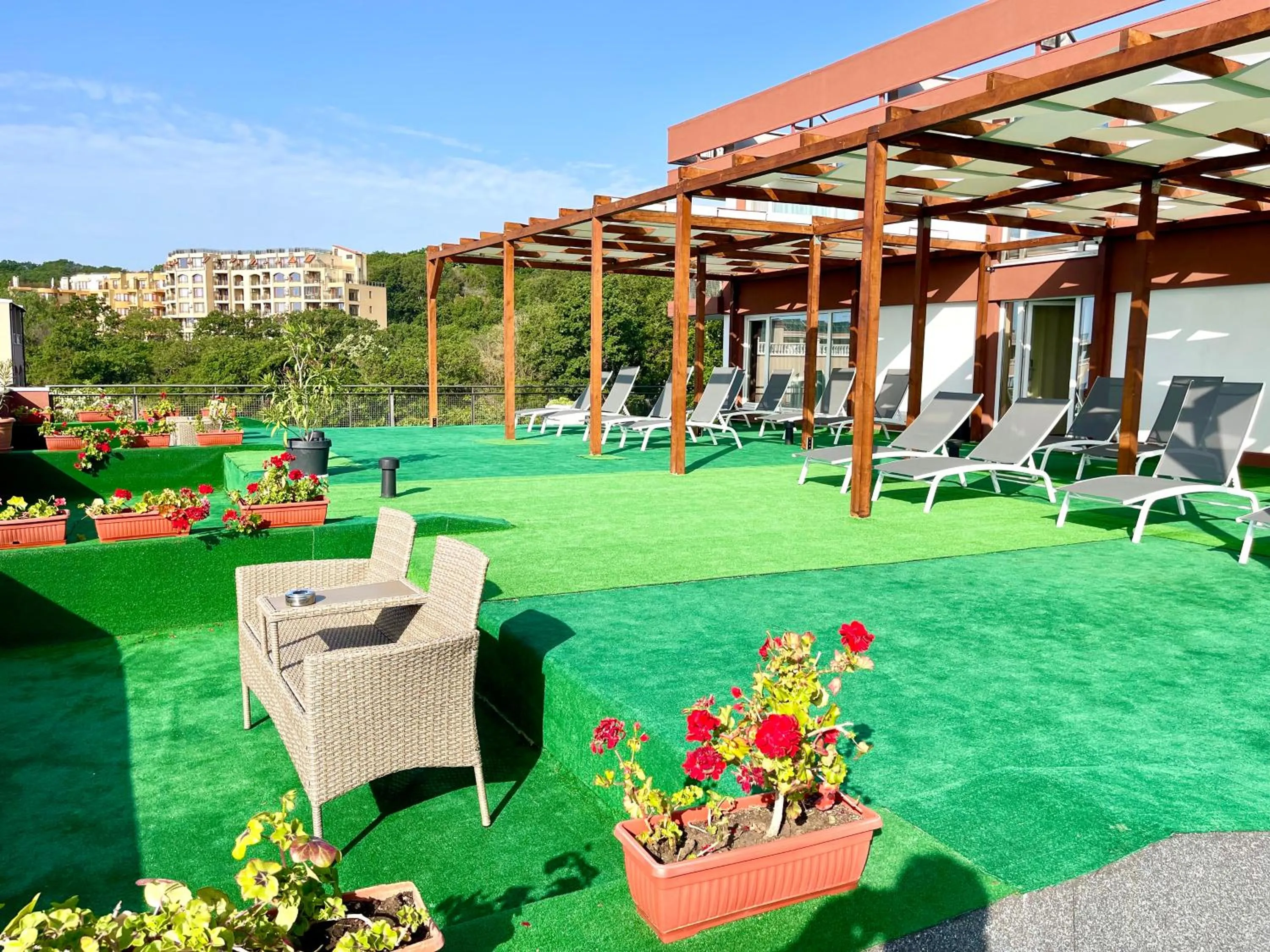 Balcony/Terrace in BSA Gradina Hotel & Aquapark - All Inclusive