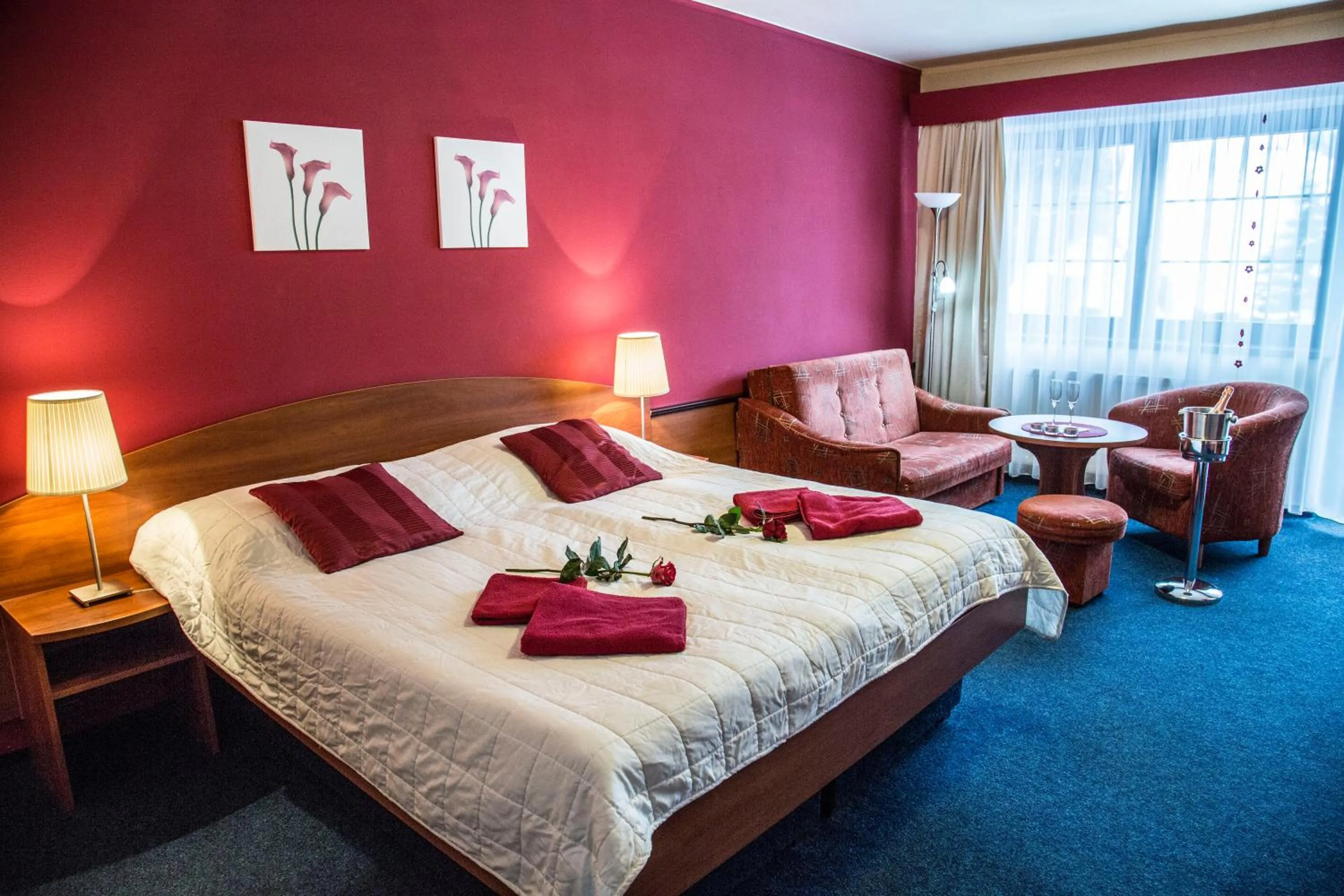 Bedroom, Bed in Hotel Centrum Harrachov