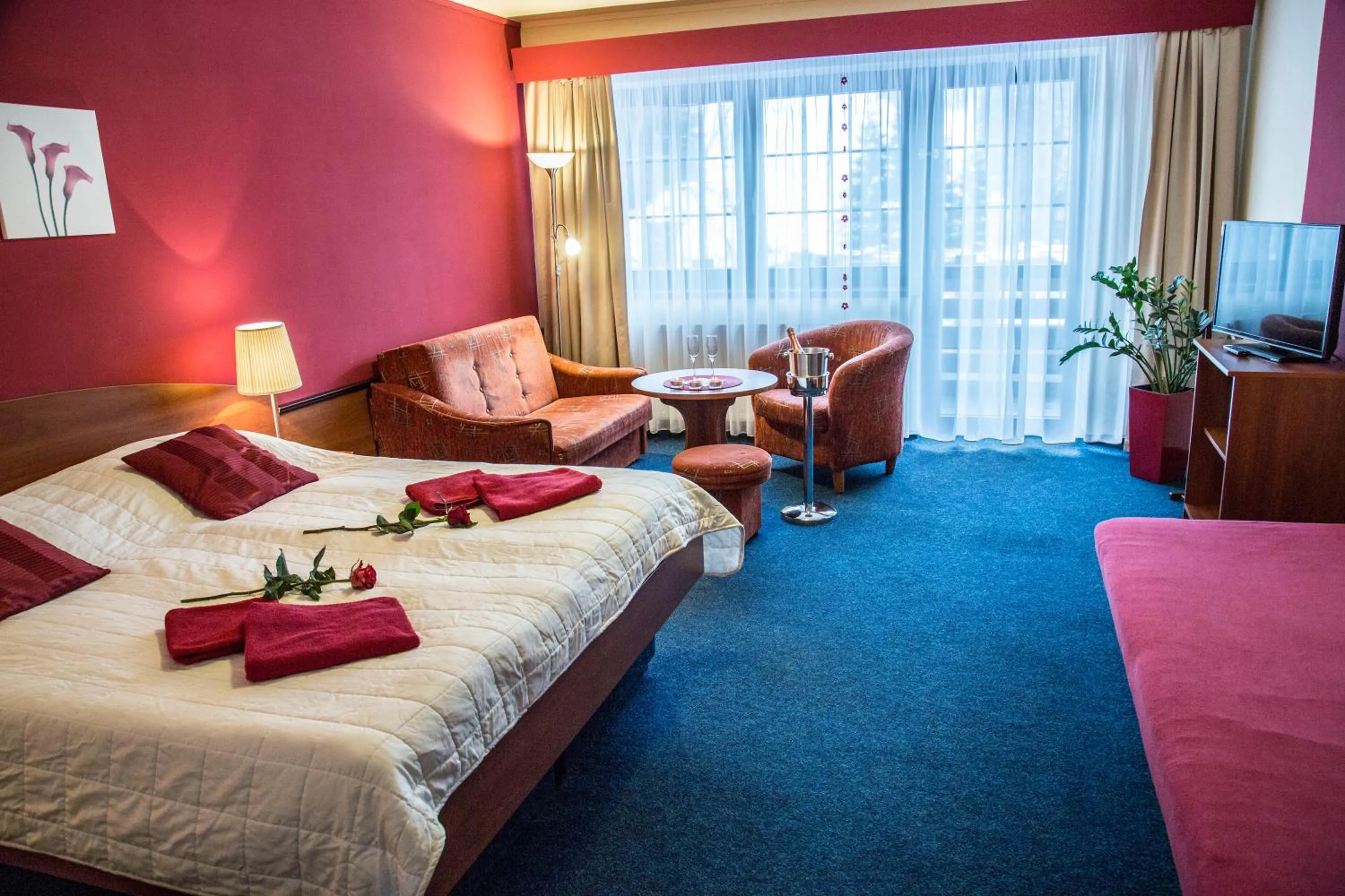 Bedroom, Bed in Hotel Centrum Harrachov