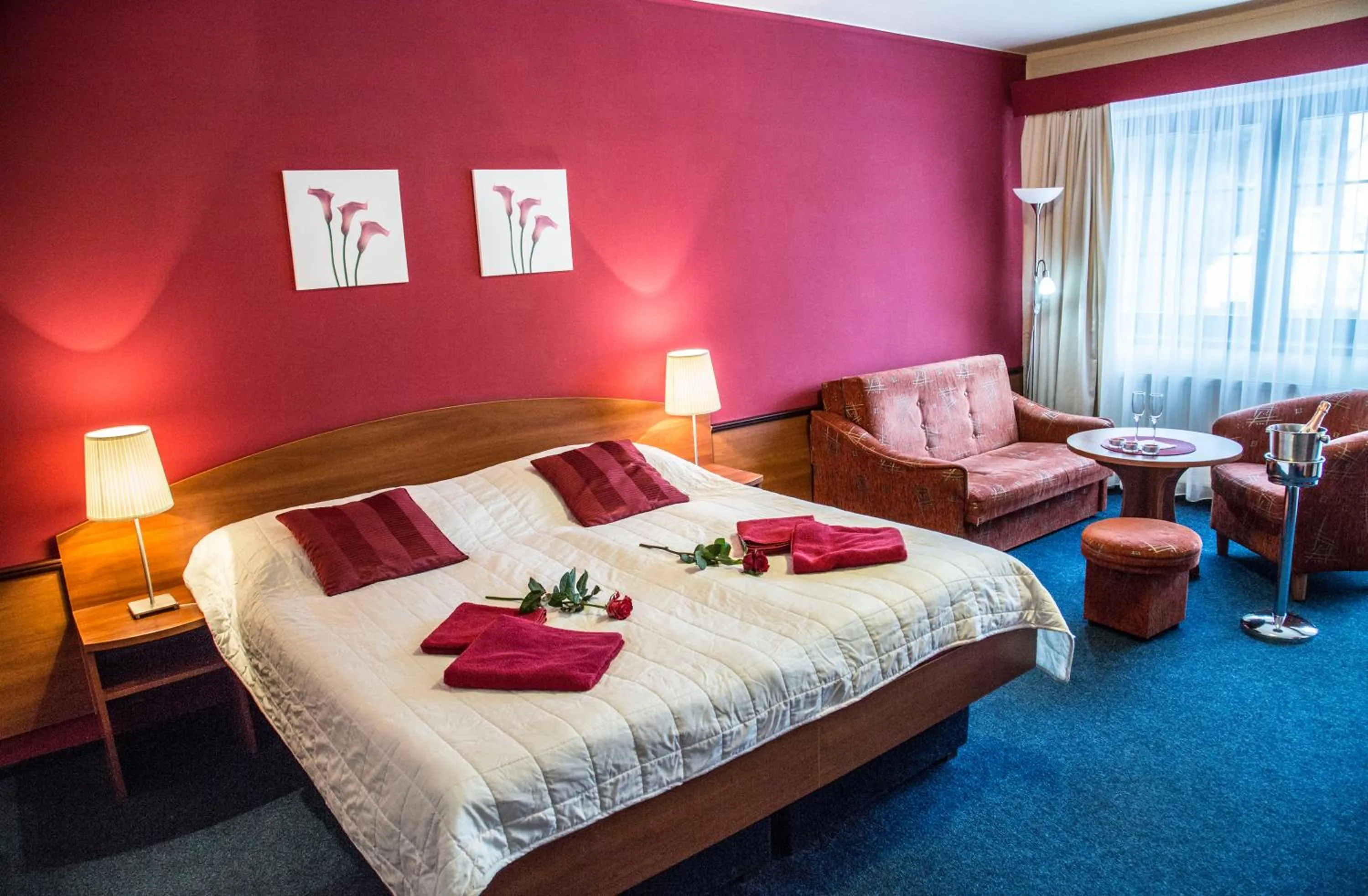 Bedroom, Bed in Hotel Centrum Harrachov