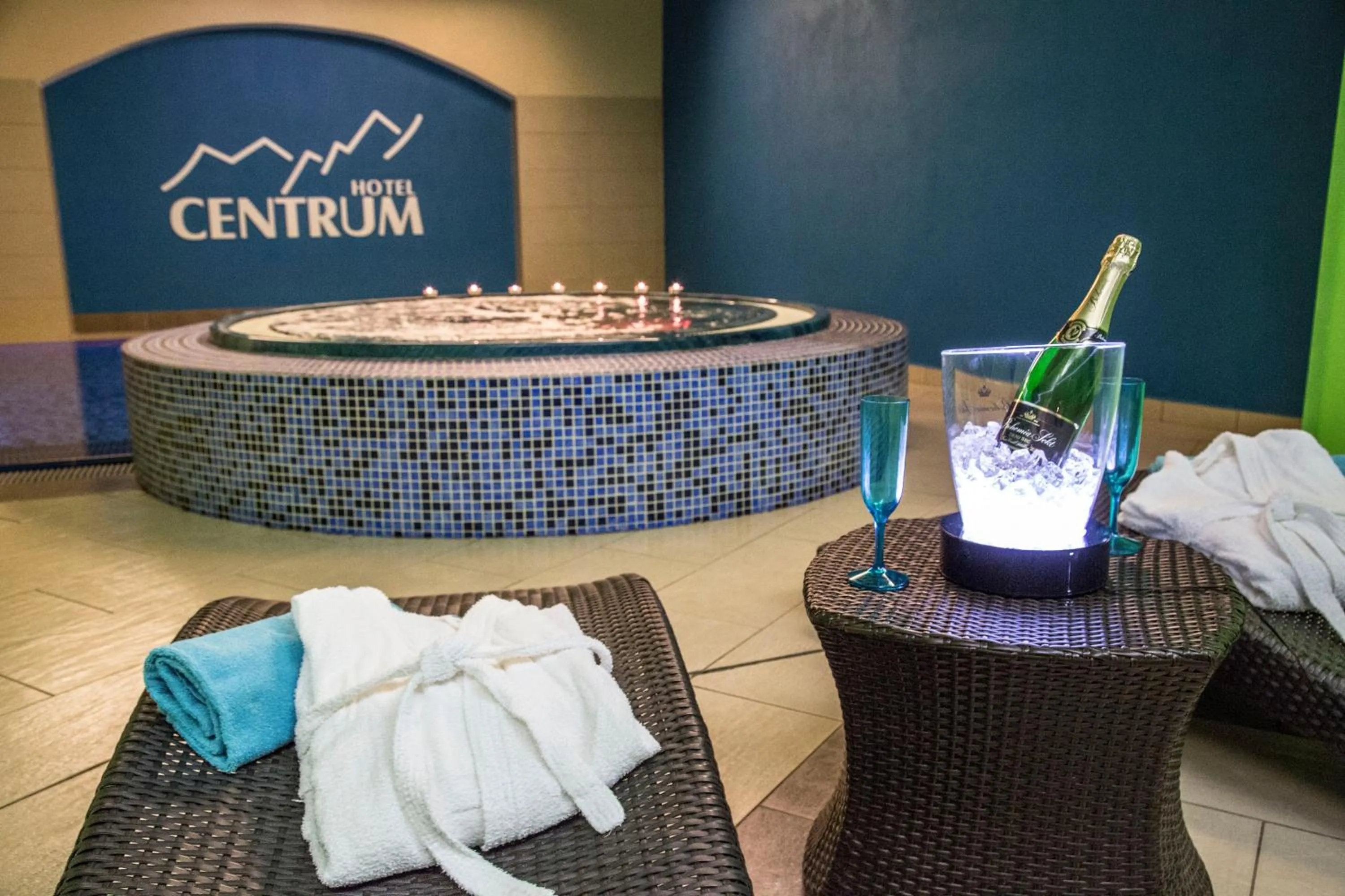 Decorative detail in Hotel Centrum Harrachov