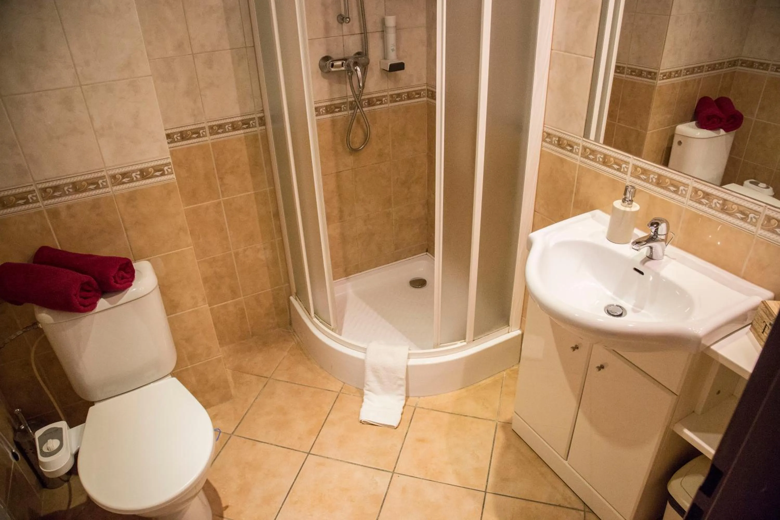 Bathroom in Hotel Centrum Harrachov