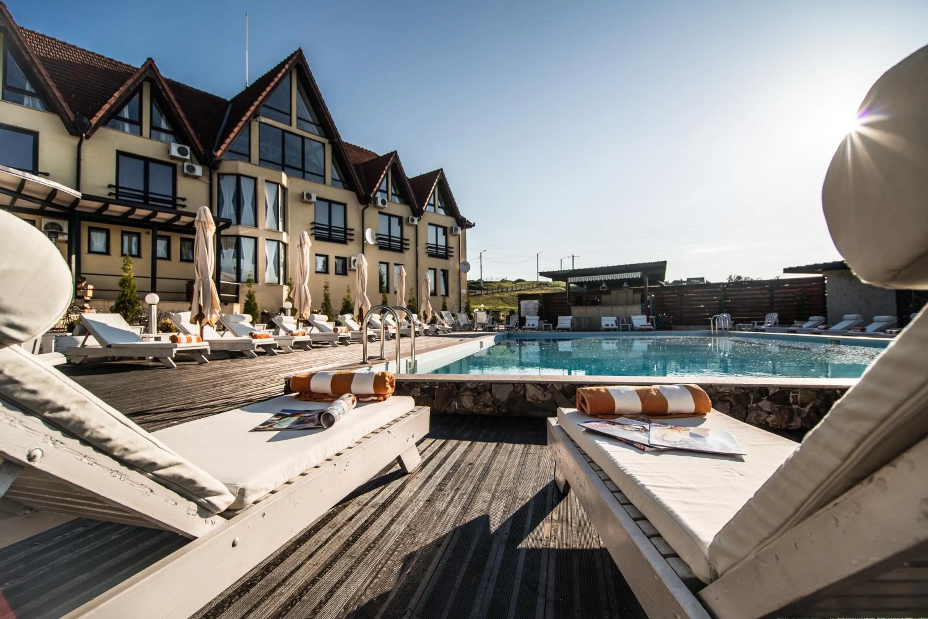 Swimming pool in Conacul Archia