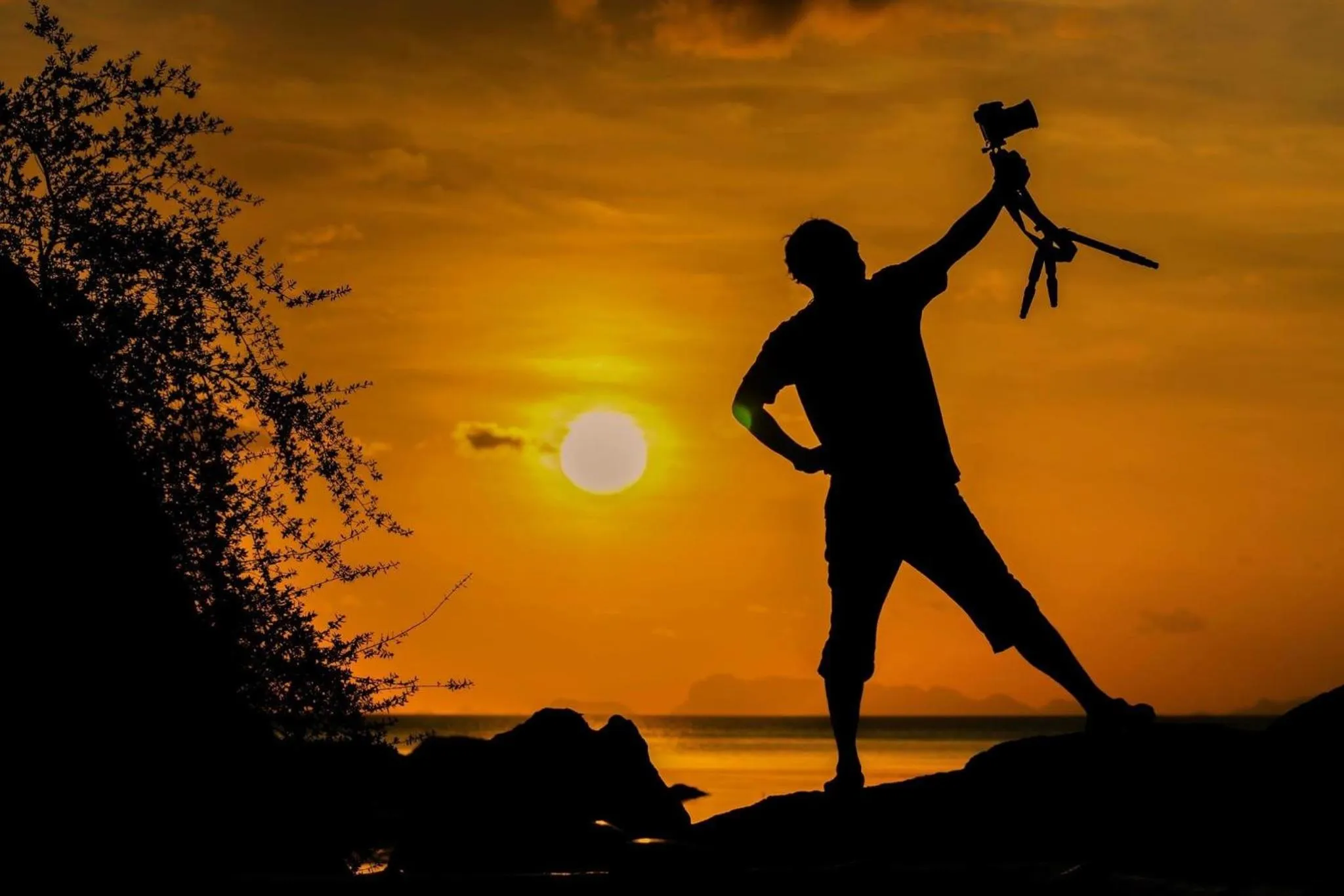 Sunset in Tharathip Resort Koh Phangan - SHA Plus