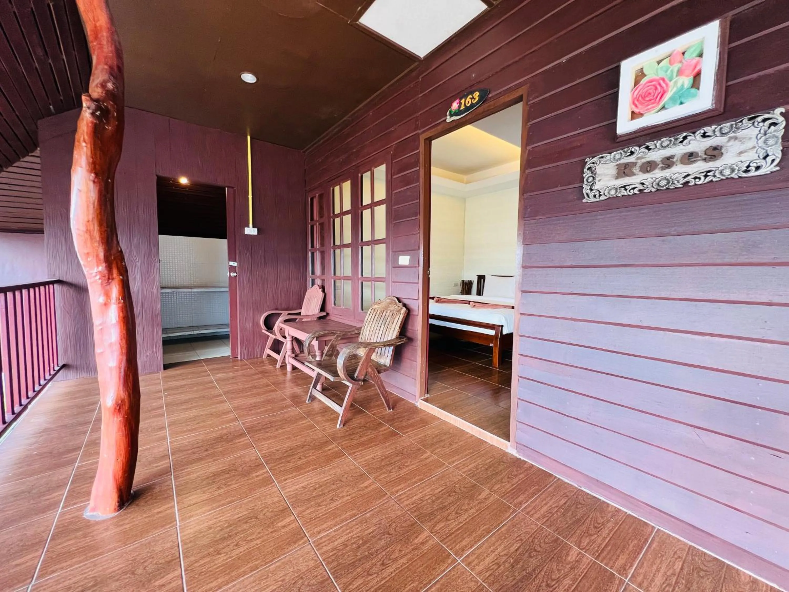 Balcony/Terrace in Tharathip Resort Koh Phangan - SHA Plus