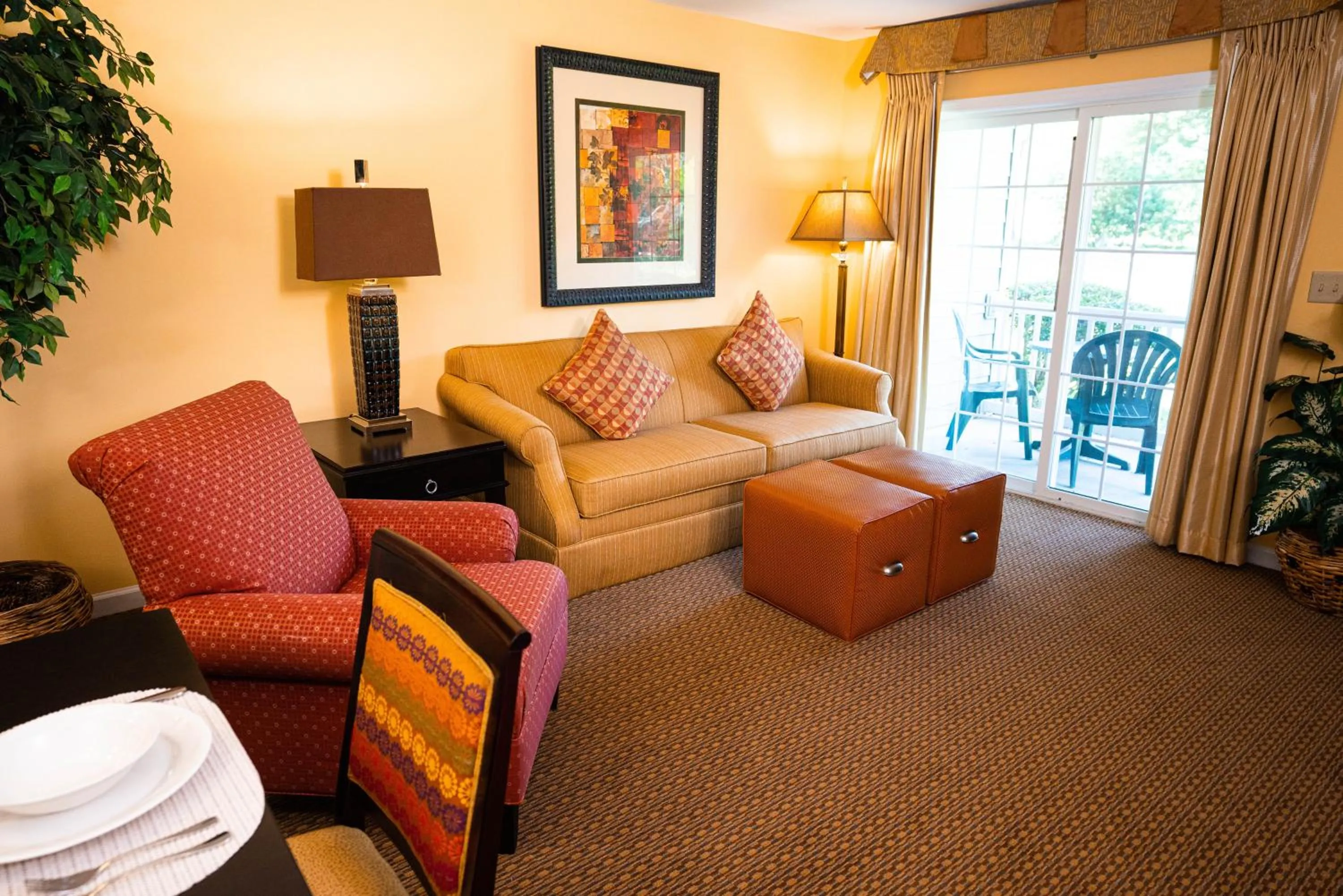 Patio in Vacation Village at Williamsburg