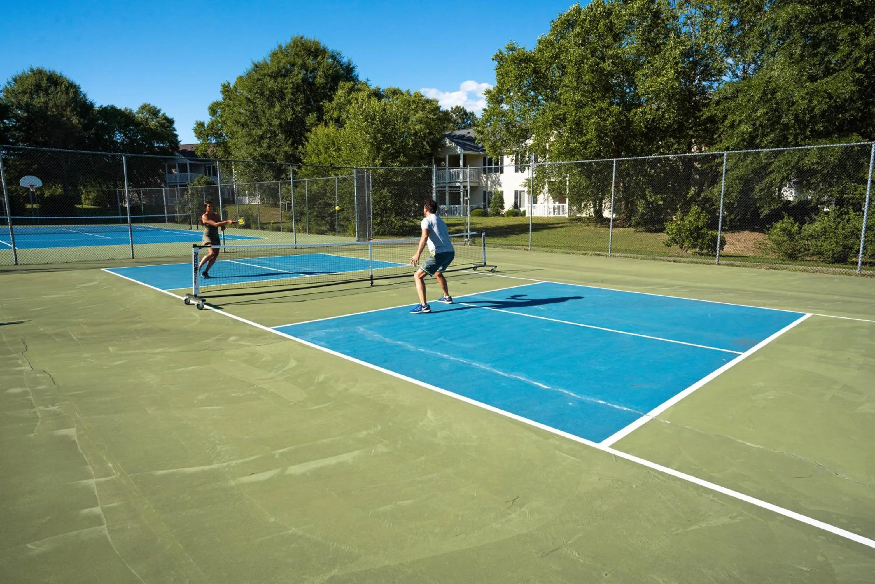Tennis court in Vacation Village at Williamsburg