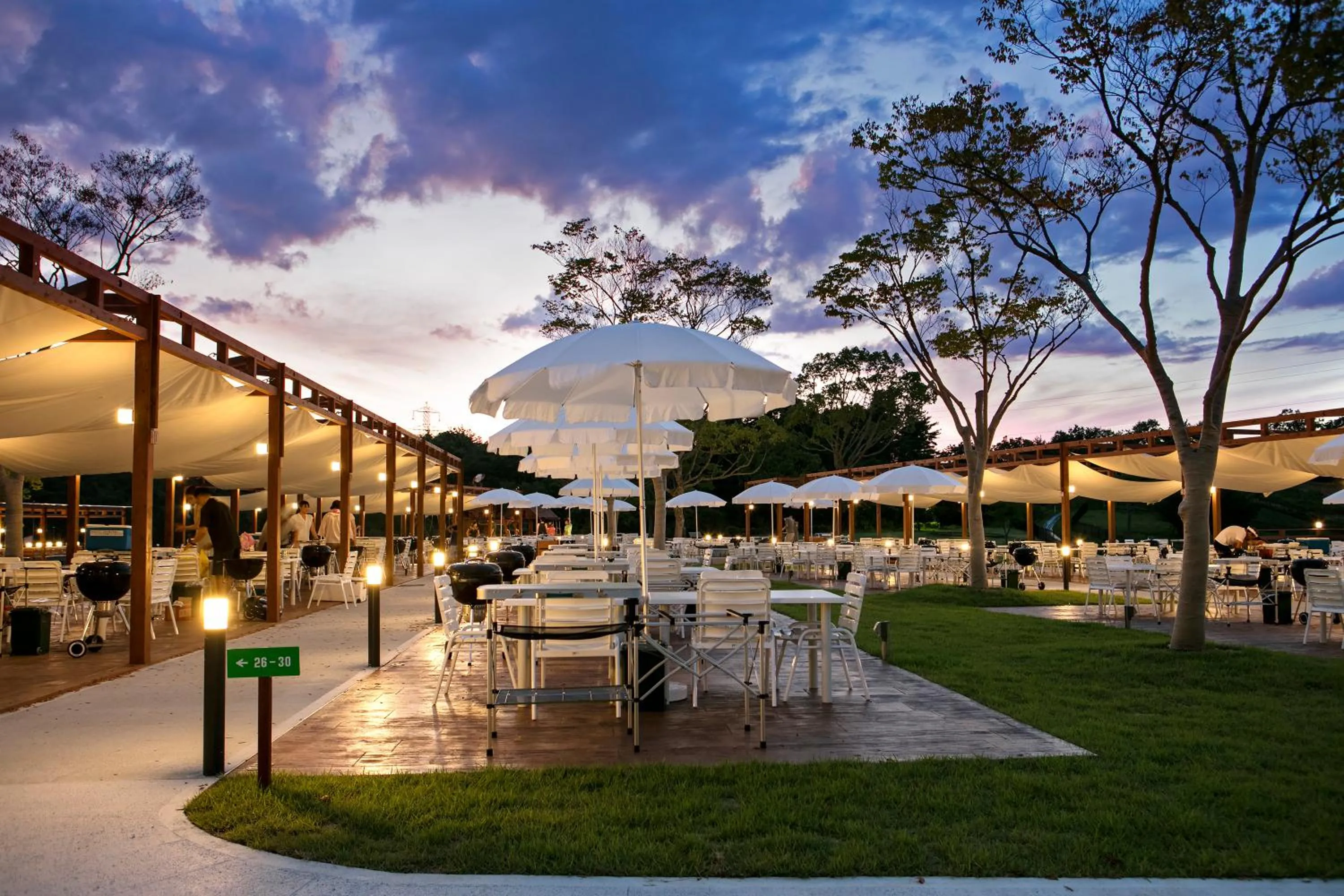 BBQ facilities in Nesta Resort Kobe