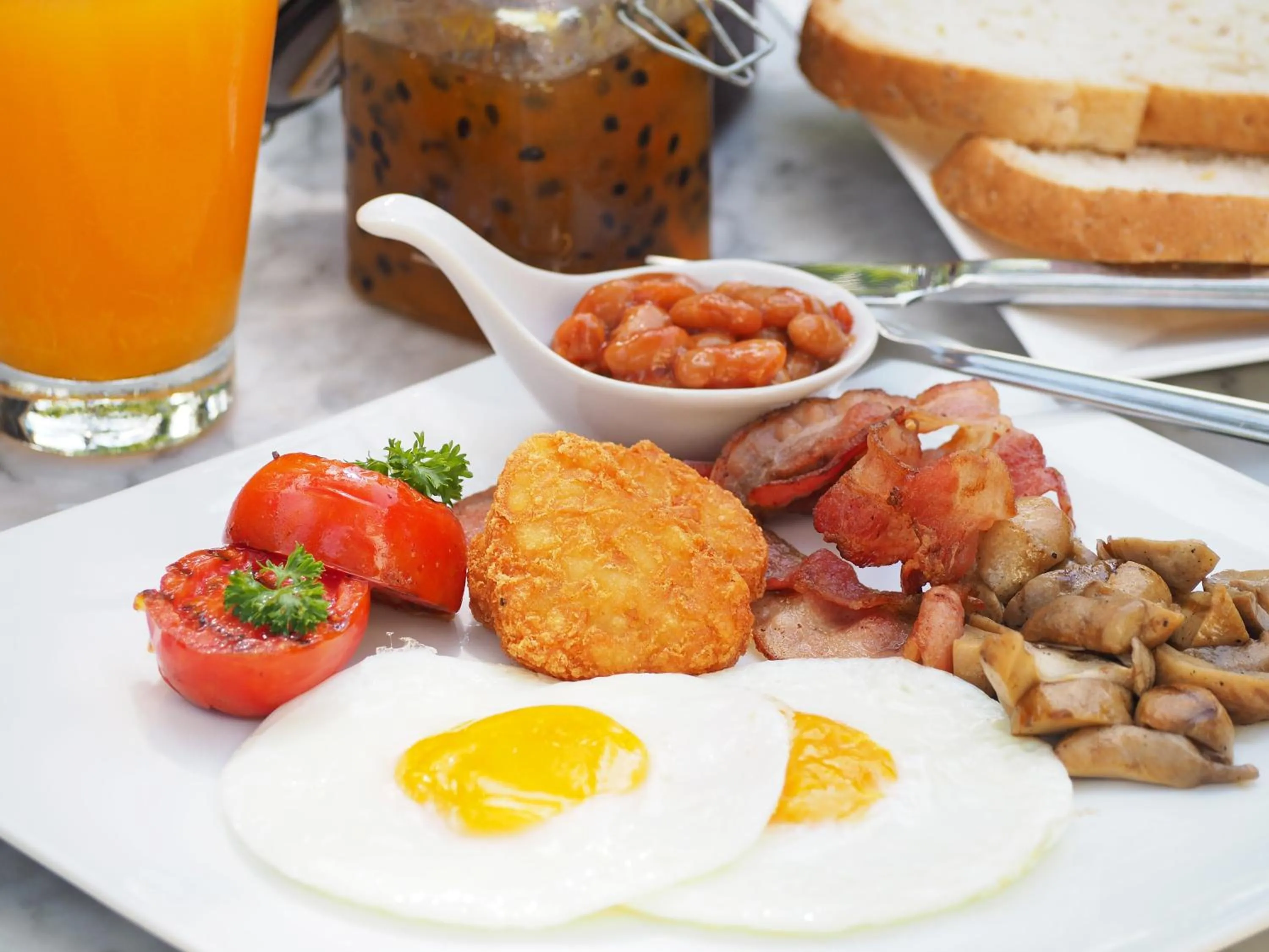 Breakfast in Sarikantang Resort & Spa, Koh Phangan