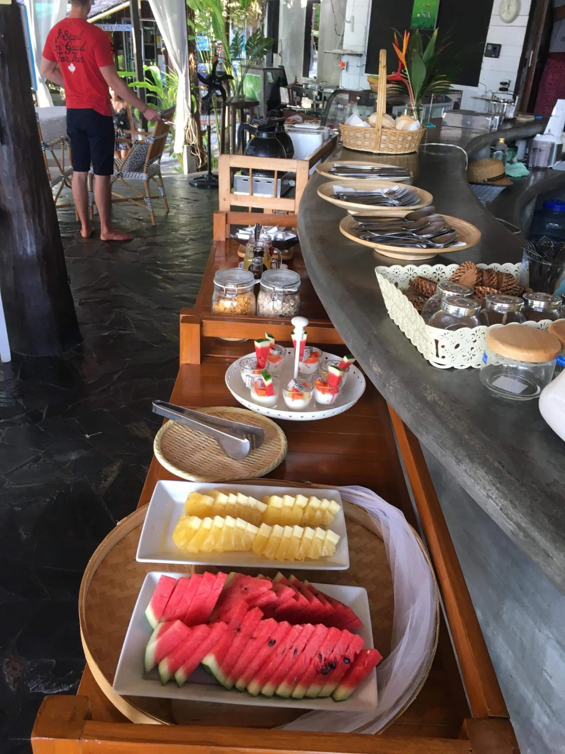 Buffet breakfast in Cookies Salad Resort