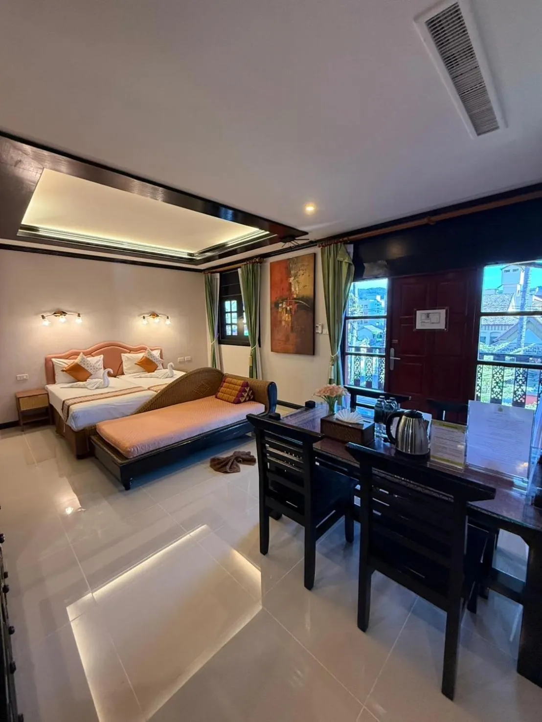 Bedroom, Bed in Royal Phawadee Village Patong - 2 Minutes walk to the beach