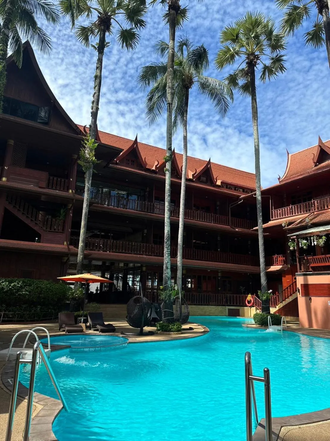 Swimming pool in Royal Phawadee Village Patong - 2 Minutes walk to the beach