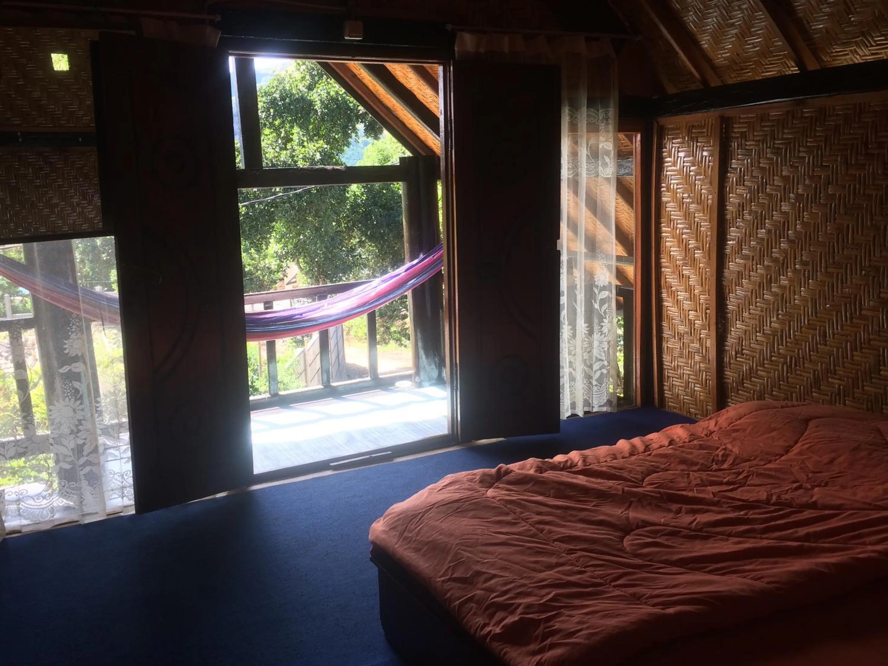 Mountain view, Bed in Sembalun Kita Cottage