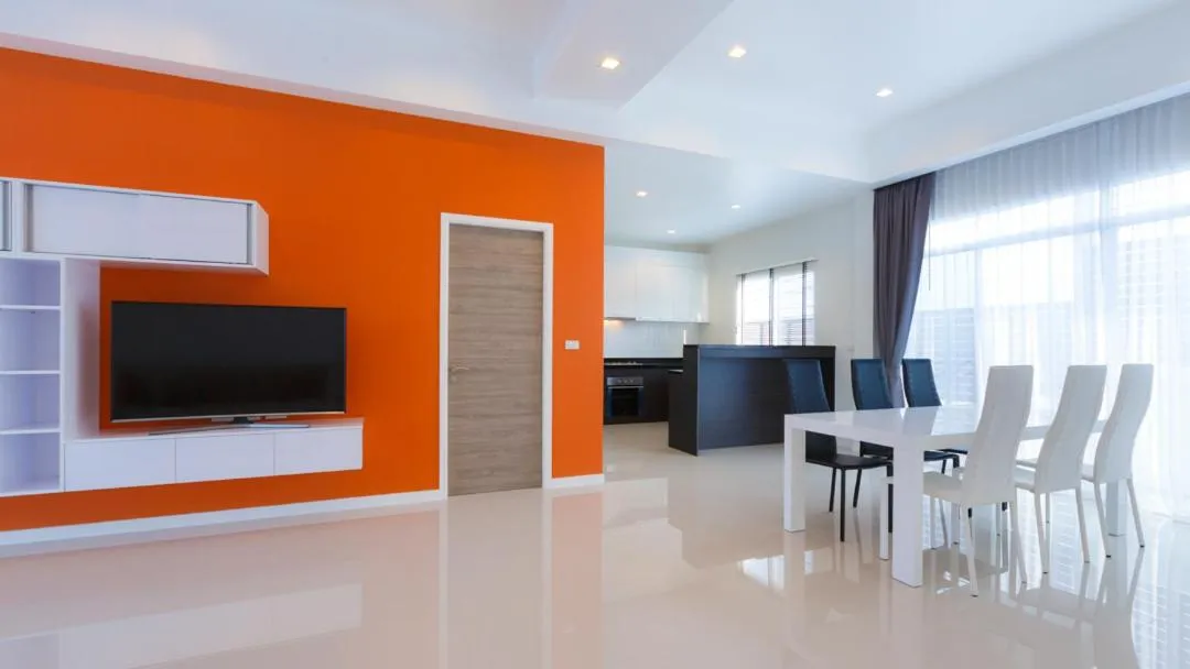 Communal lounge/ TV room in Hideaway Pool Villa S126