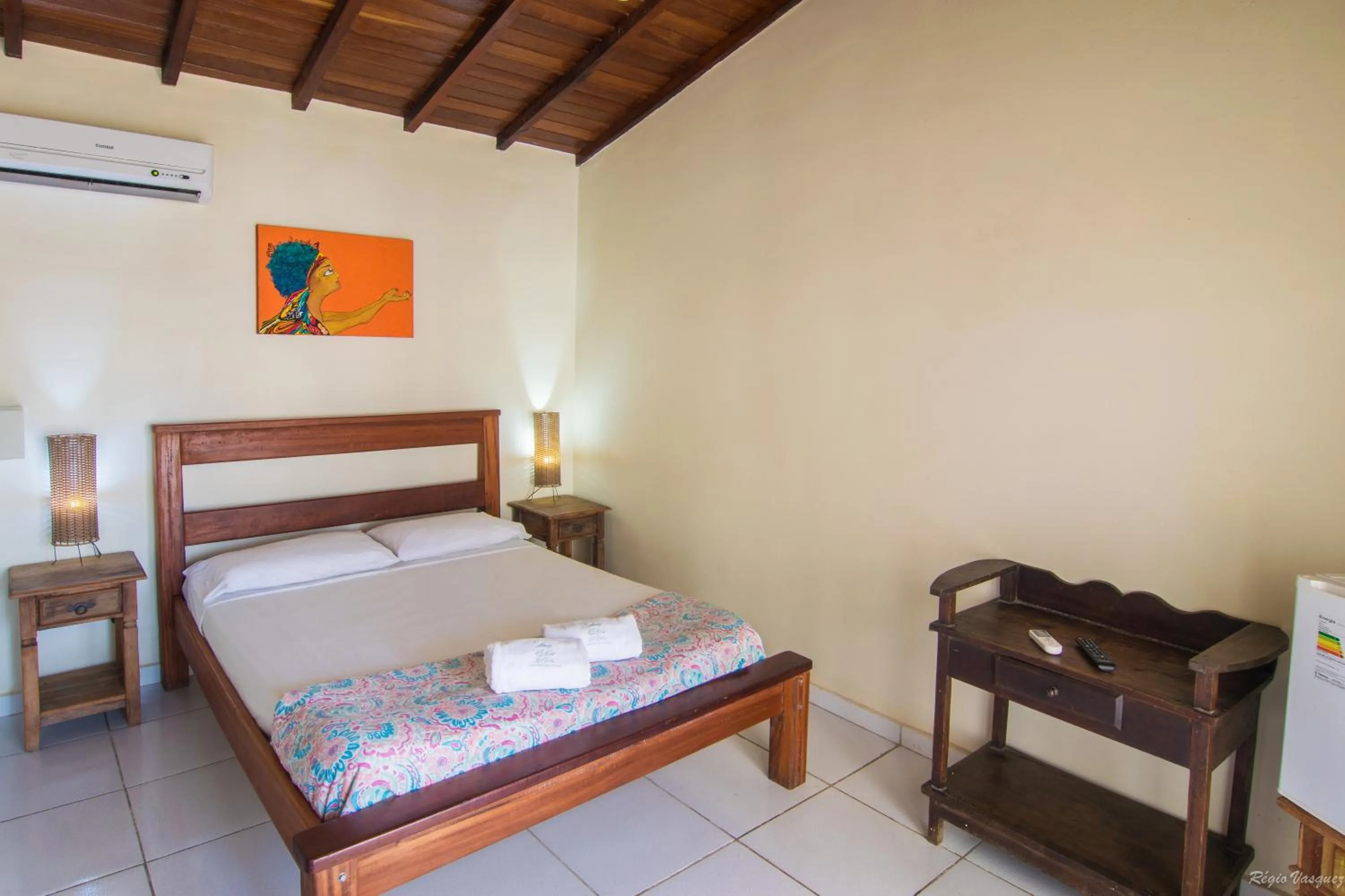 Bed in Geko Pousada Paraty