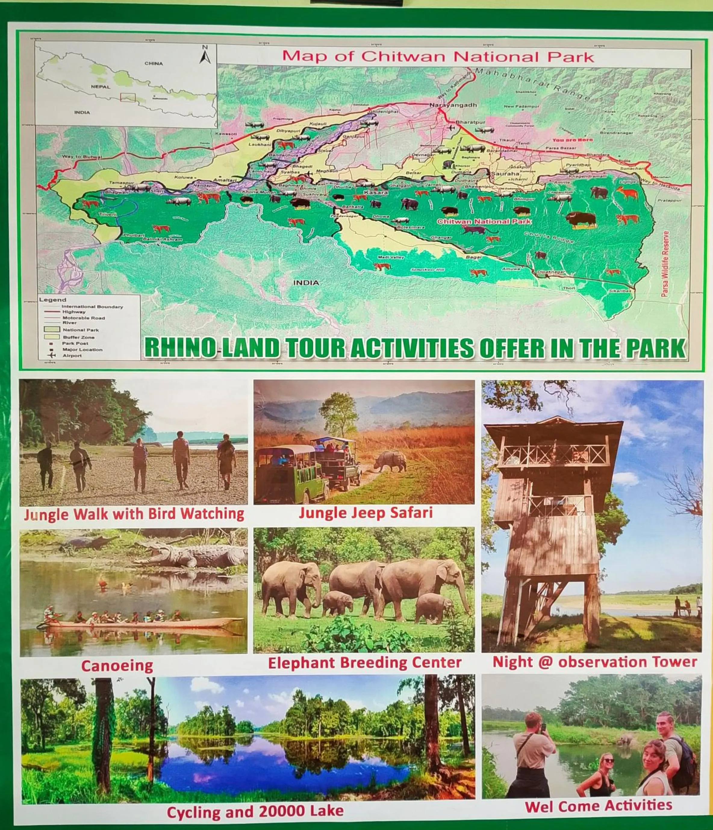 Activities in Hotel Rhino Land-Sauraha Family Home