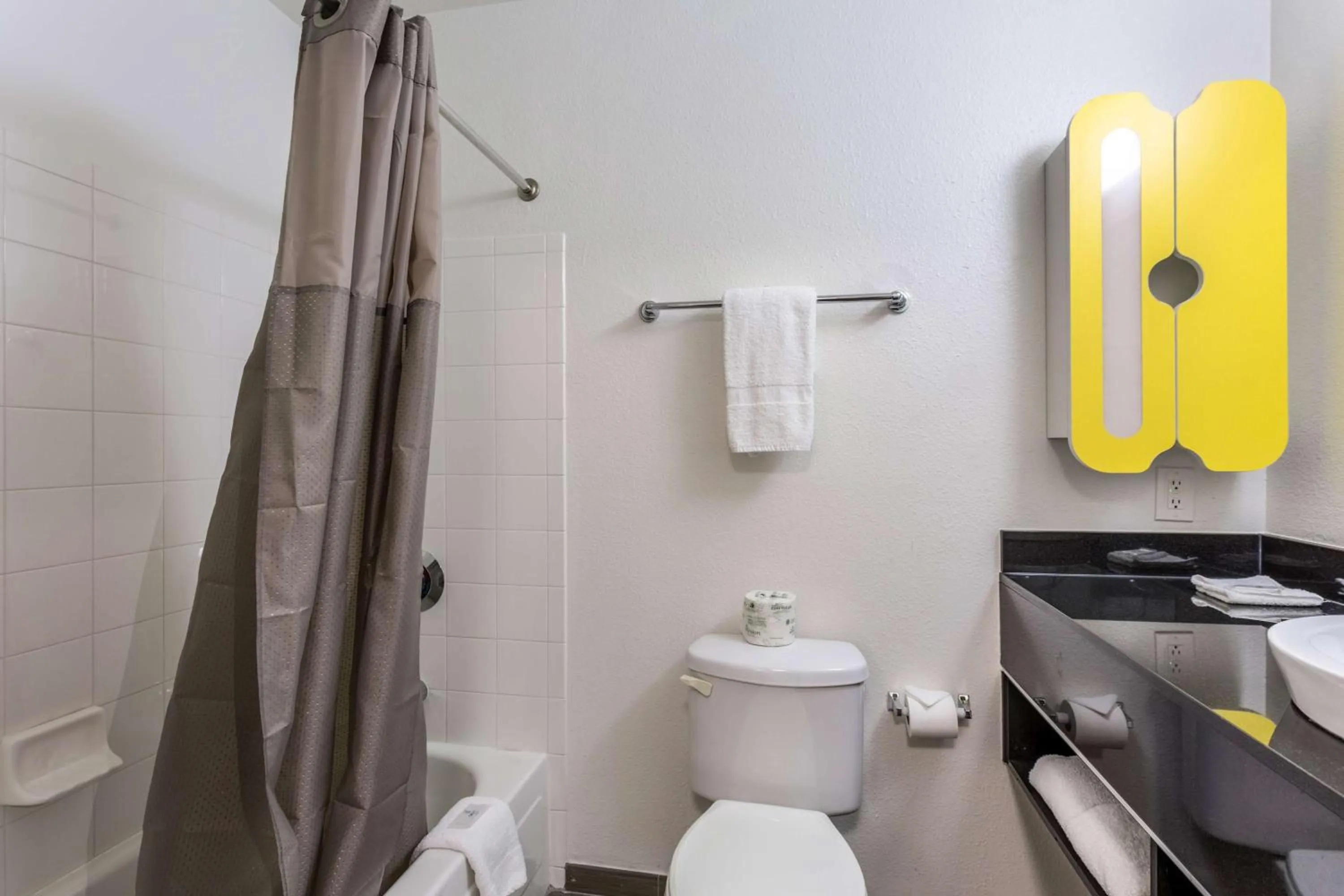 Shower in Studio 6-Albuquerque, NM - North