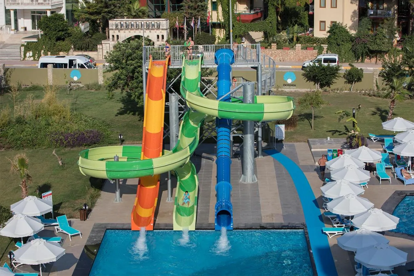Aqua park in Dosinia Luxury Resort-Ultra All Inclusive
