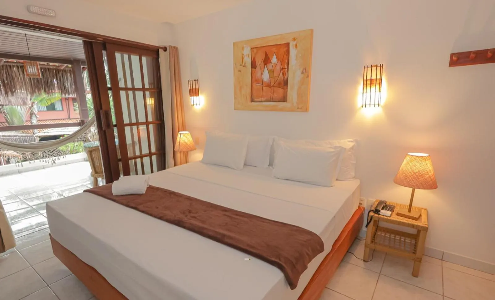 Bed in Pousada Saudosa Maloca