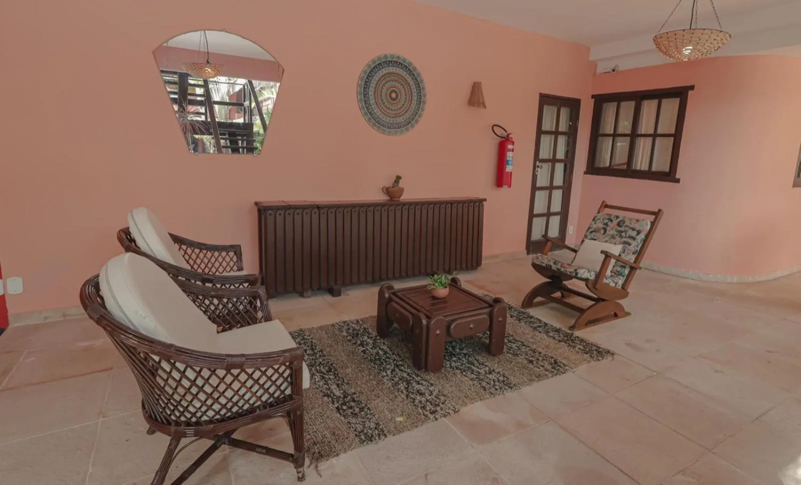 Living room in Pousada Saudosa Maloca