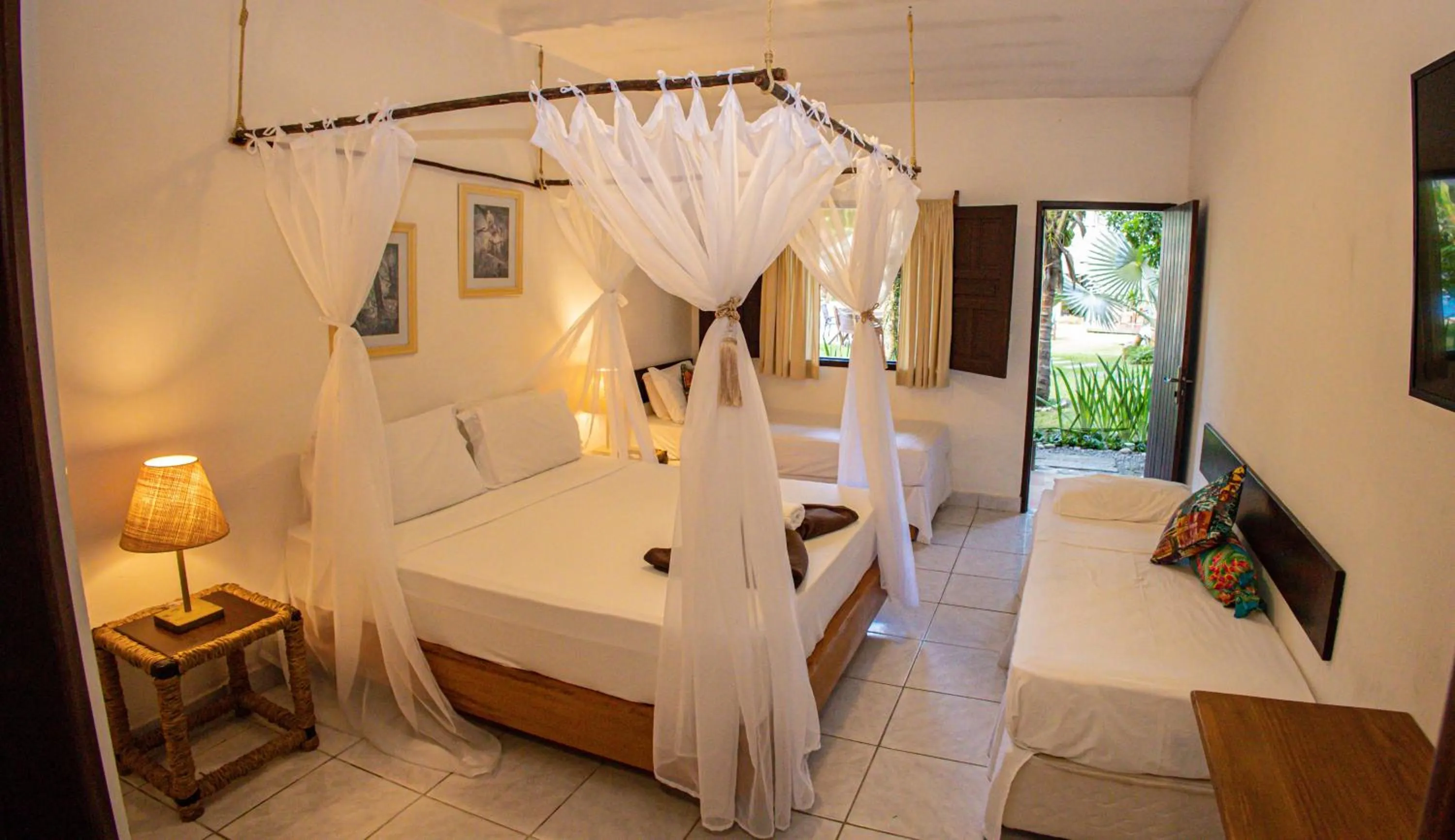 Bed in Pousada Saudosa Maloca