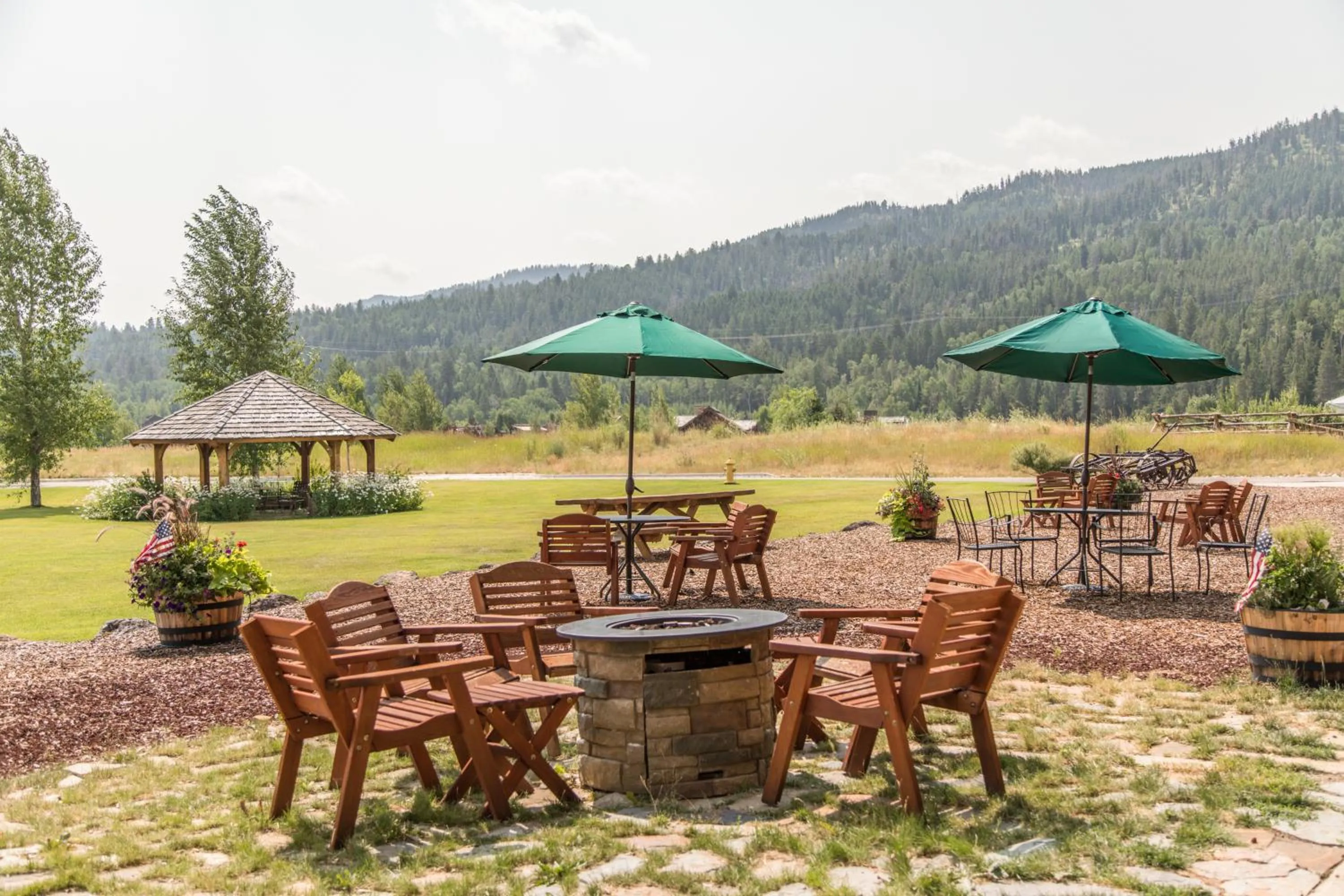 Patio in The Lodge at Bronze Buffalo Ranch