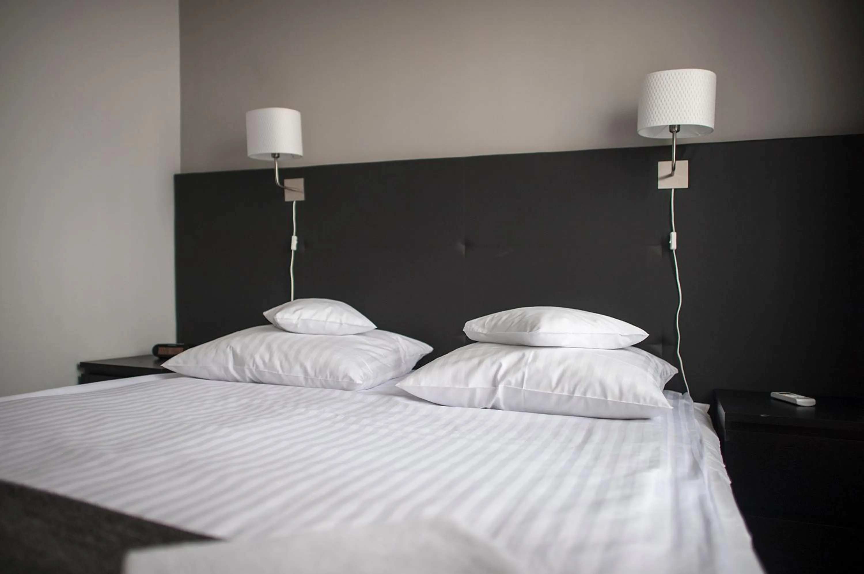 Bed in Hotel Edison Poznań Lotnisko Ławica