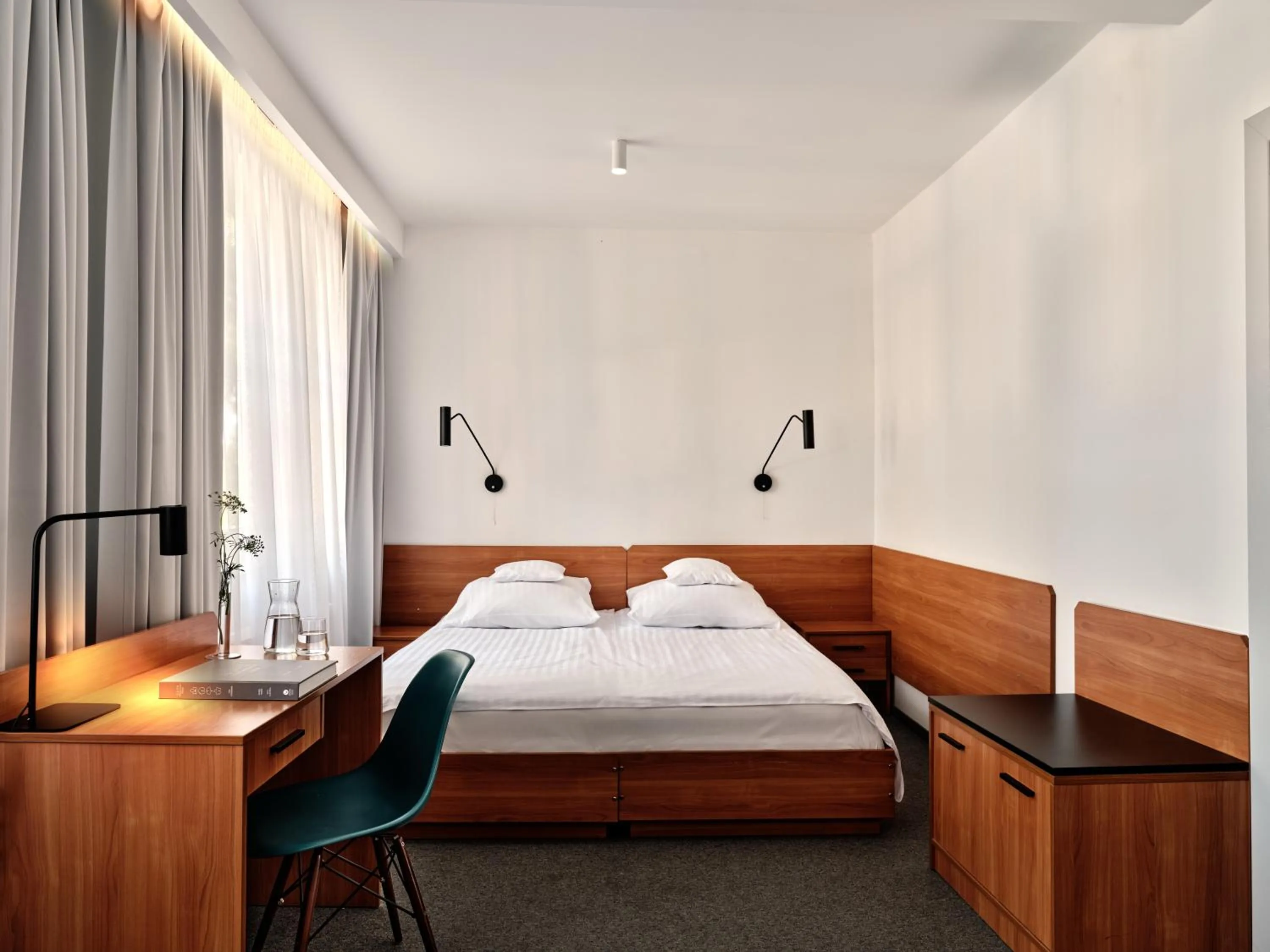 Bed in Hotel Edison Poznań Lotnisko Ławica