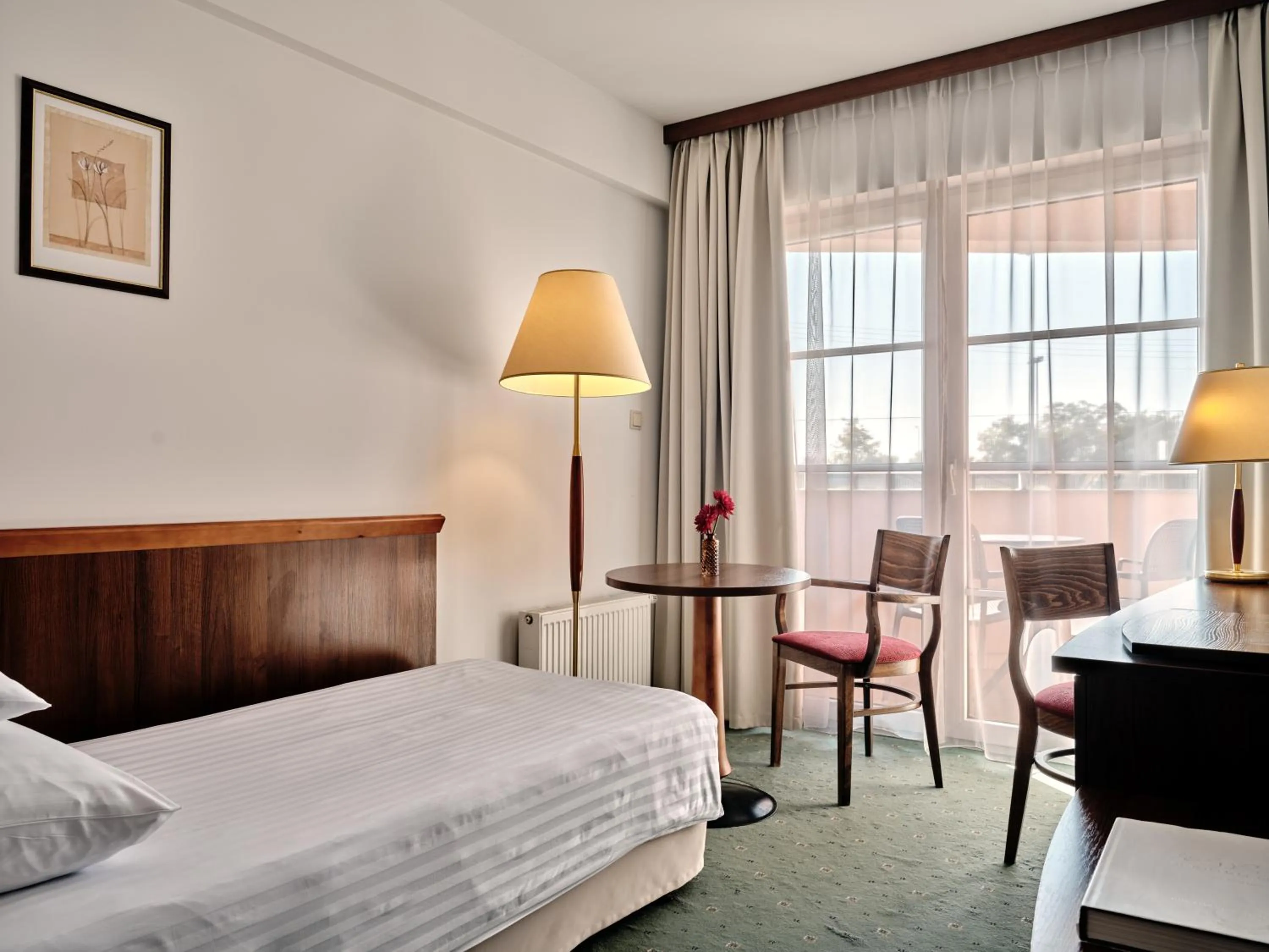 Bed in Hotel Edison Poznań Lotnisko Ławica