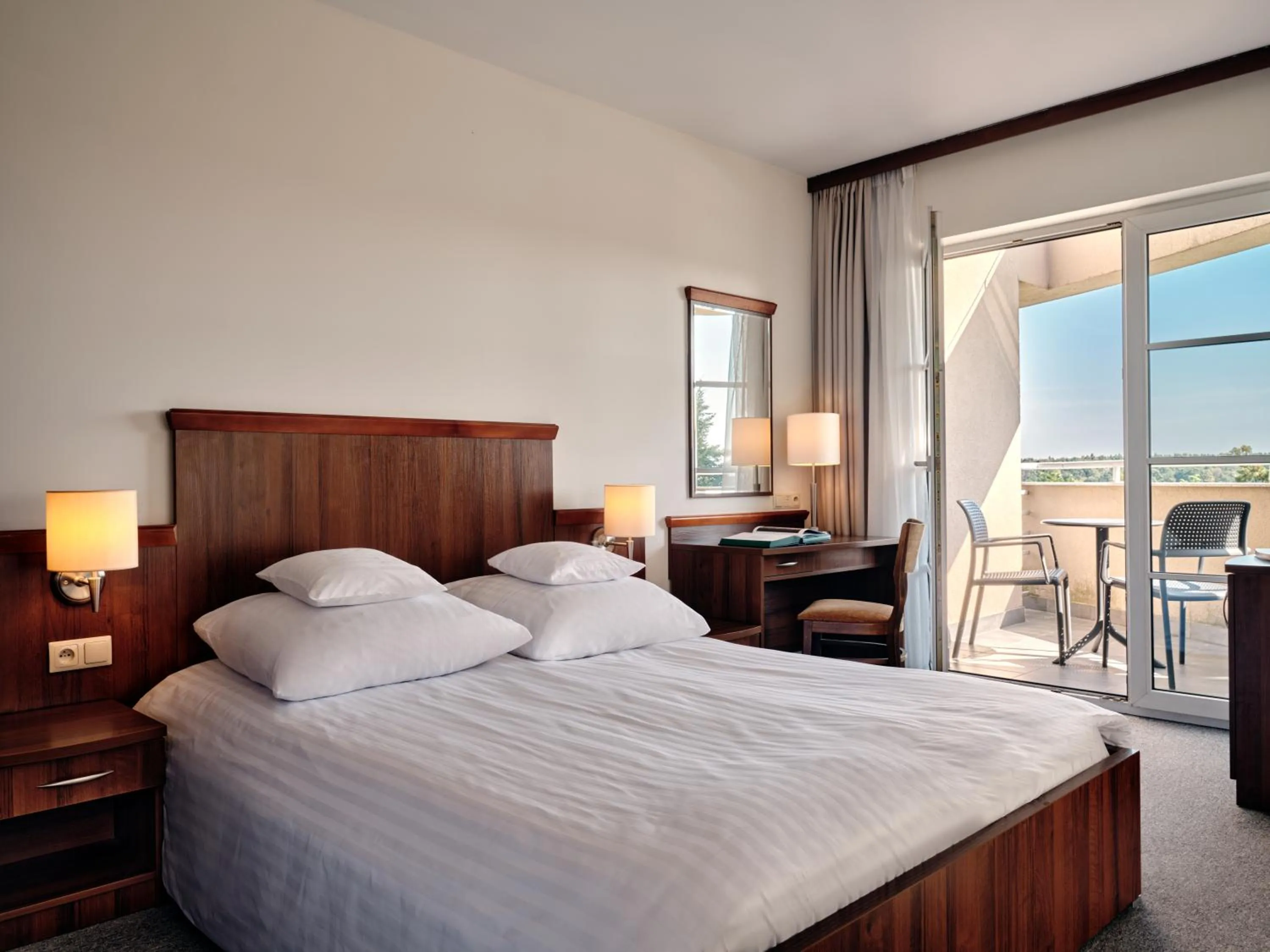 Bed in Hotel Edison Poznań Lotnisko Ławica