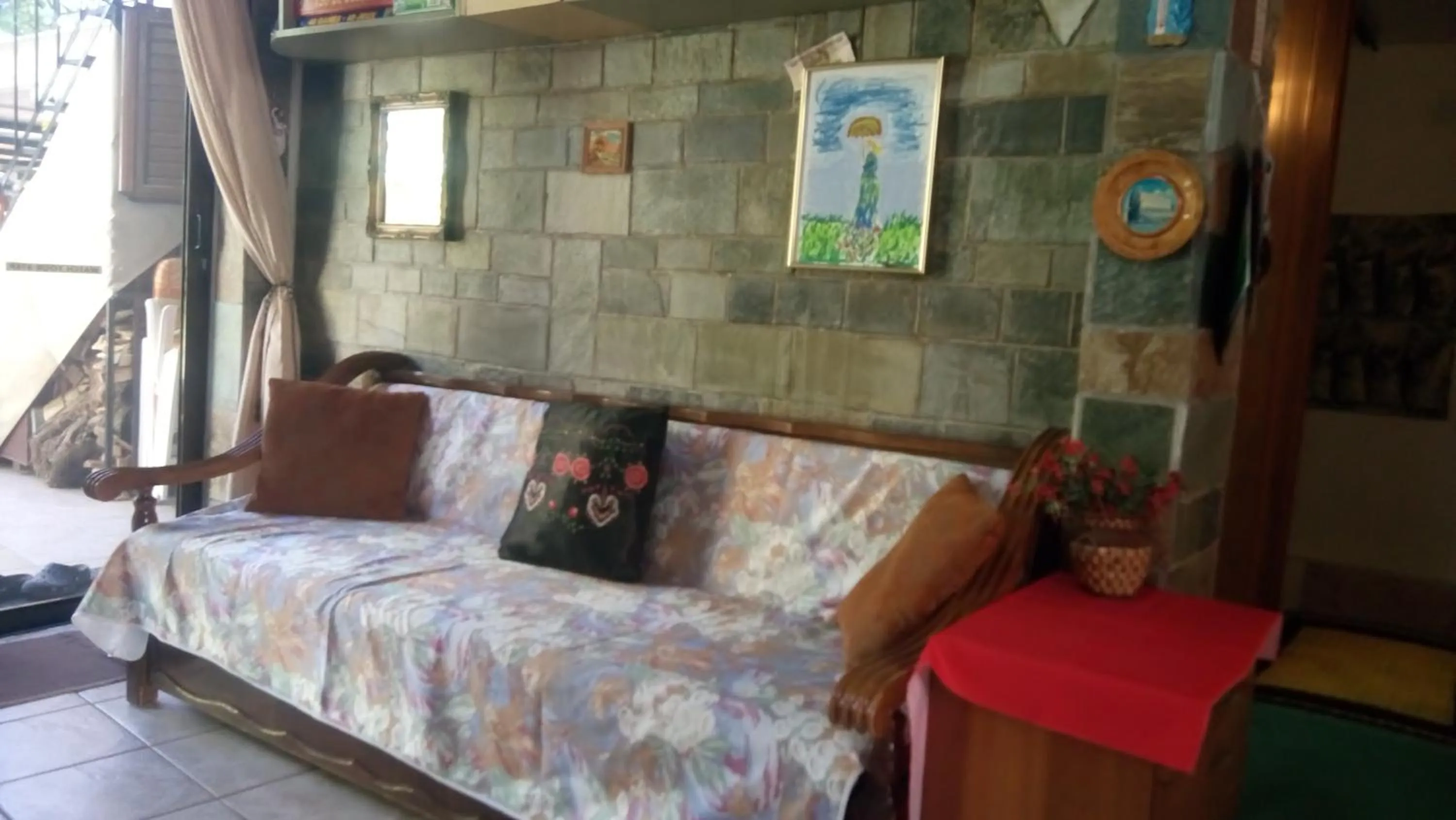 Seating area in Villa George - Family Holidays