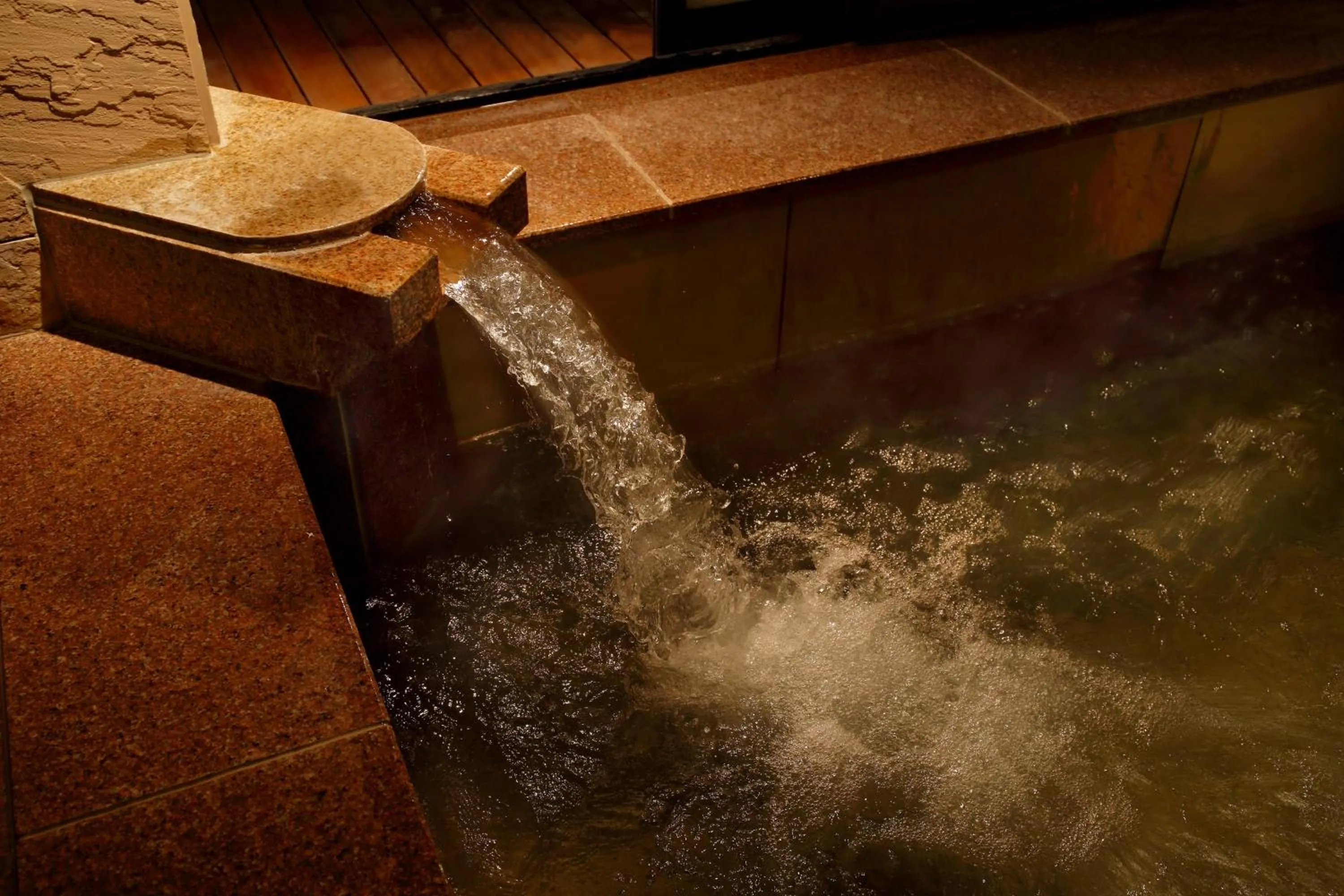 Hot Spring Bath in Aki Grand Hotel & Spa