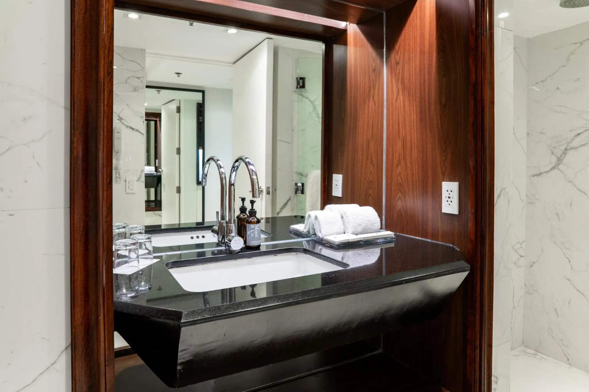 Bathroom in The Picasso Boutique Serviced Residences Managed by HII