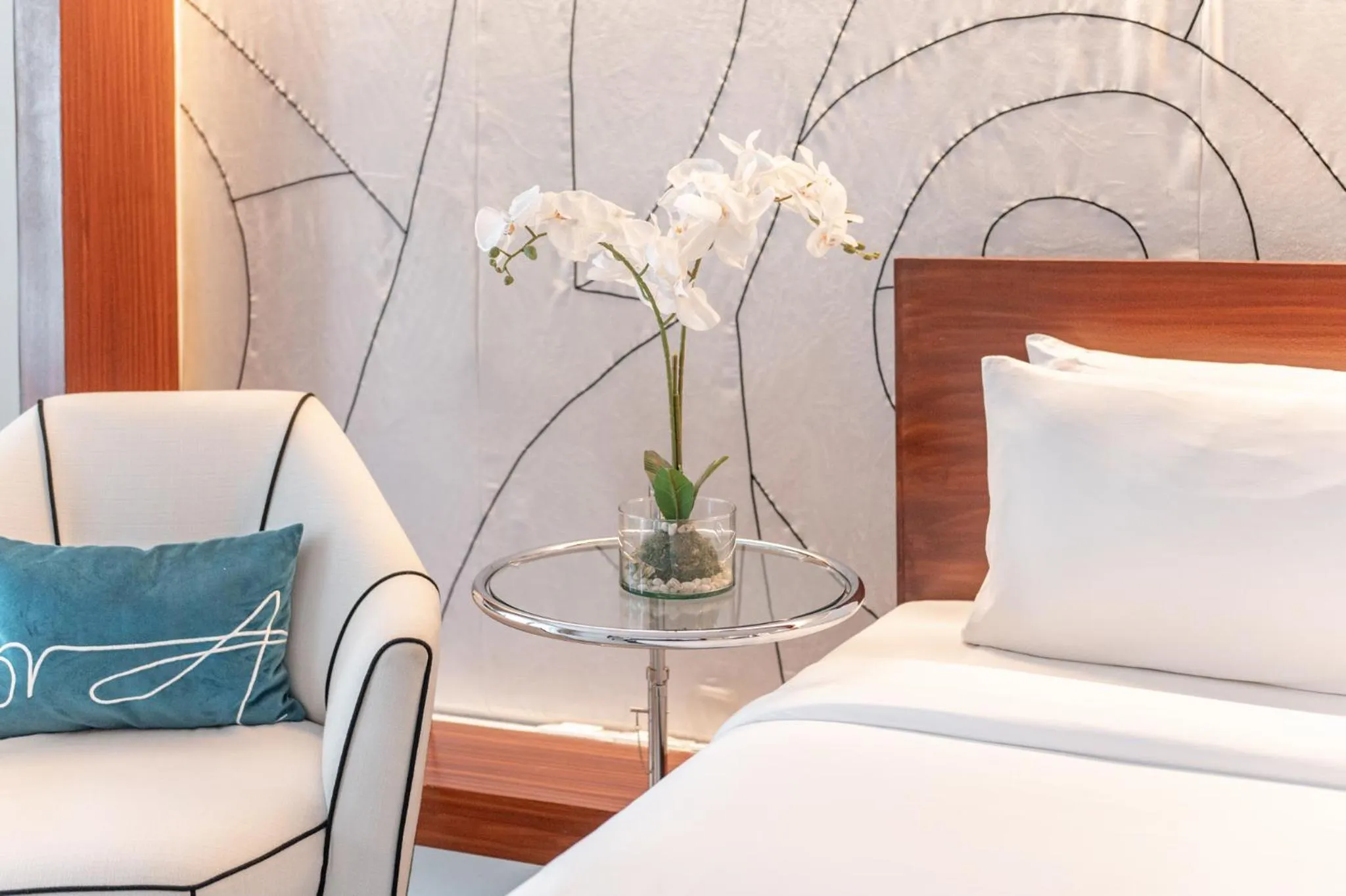 Bed in The Picasso Boutique Serviced Residences Managed by HII