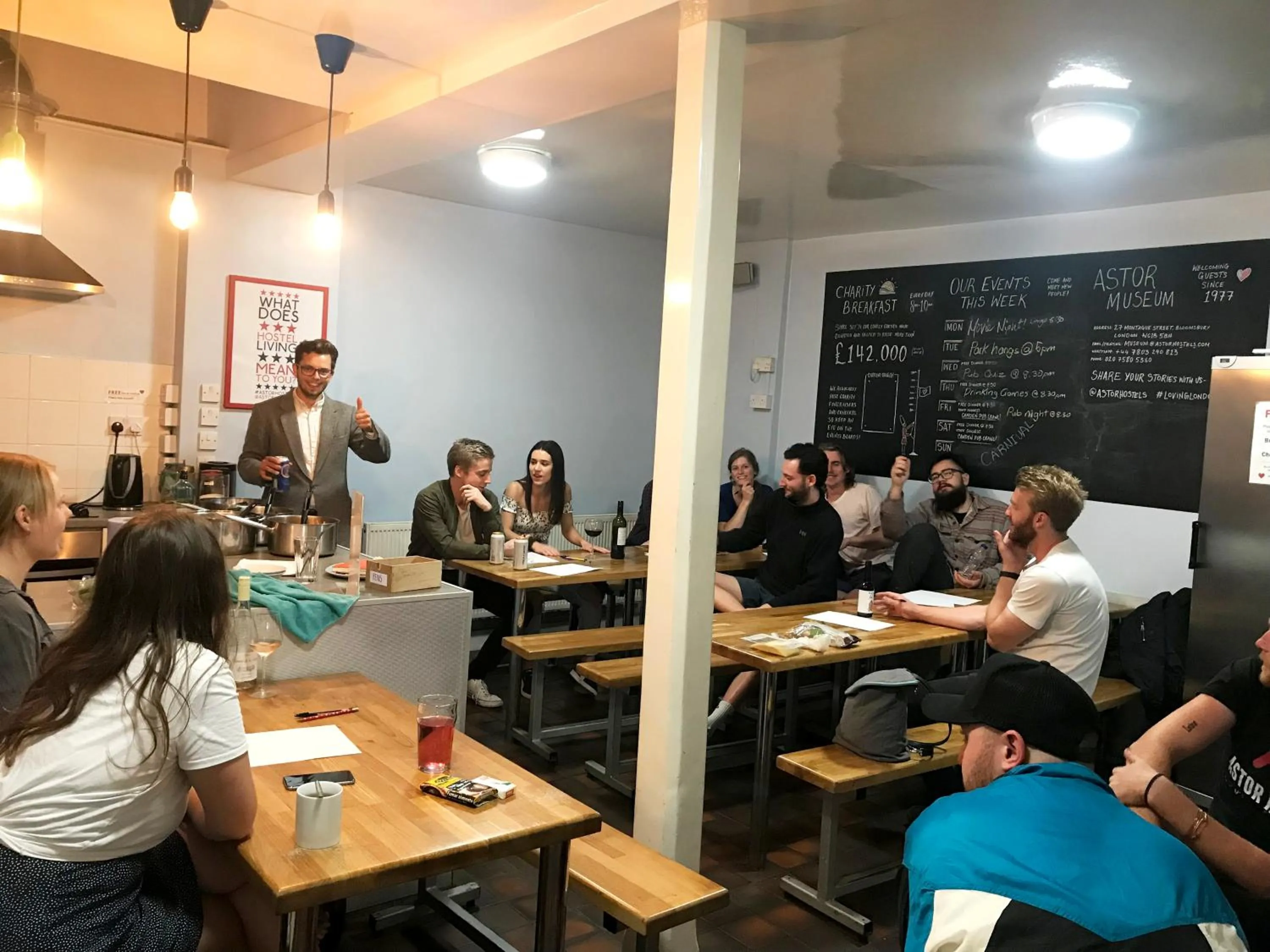 People in Astor Museum Hostel