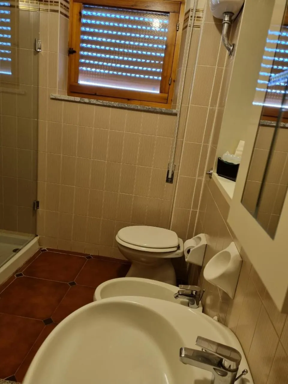 Bathroom in Hotel Plammas