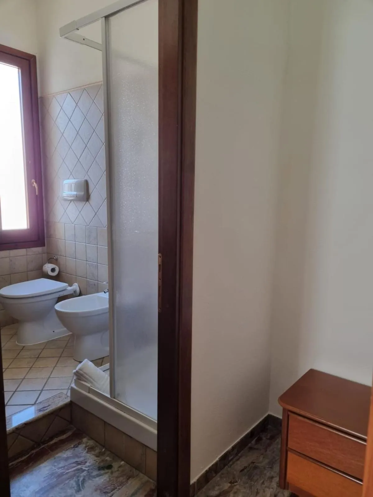 Bathroom in Hotel Plammas