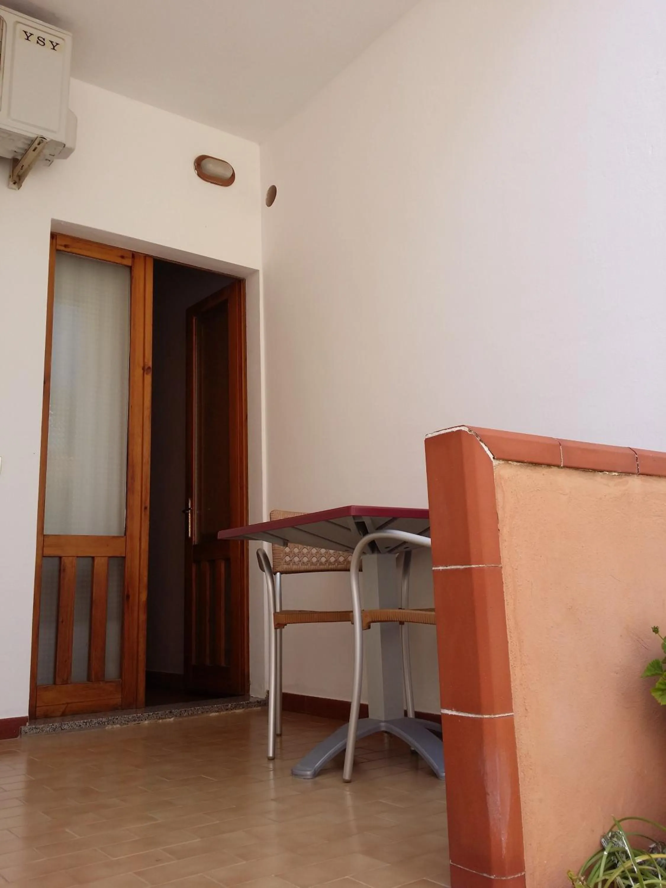 Patio in Hotel Plammas