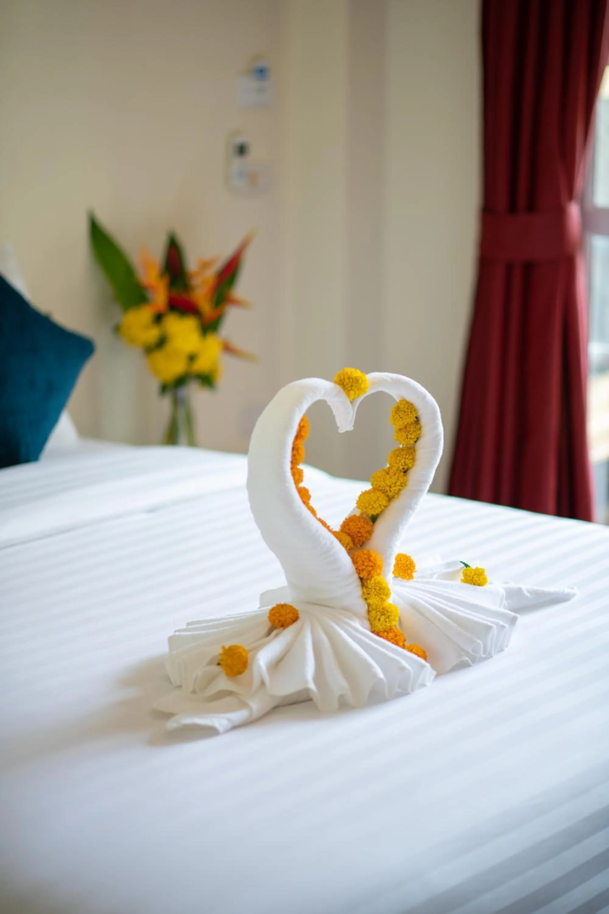 Bed in Thong Nai Pan Beach Residence