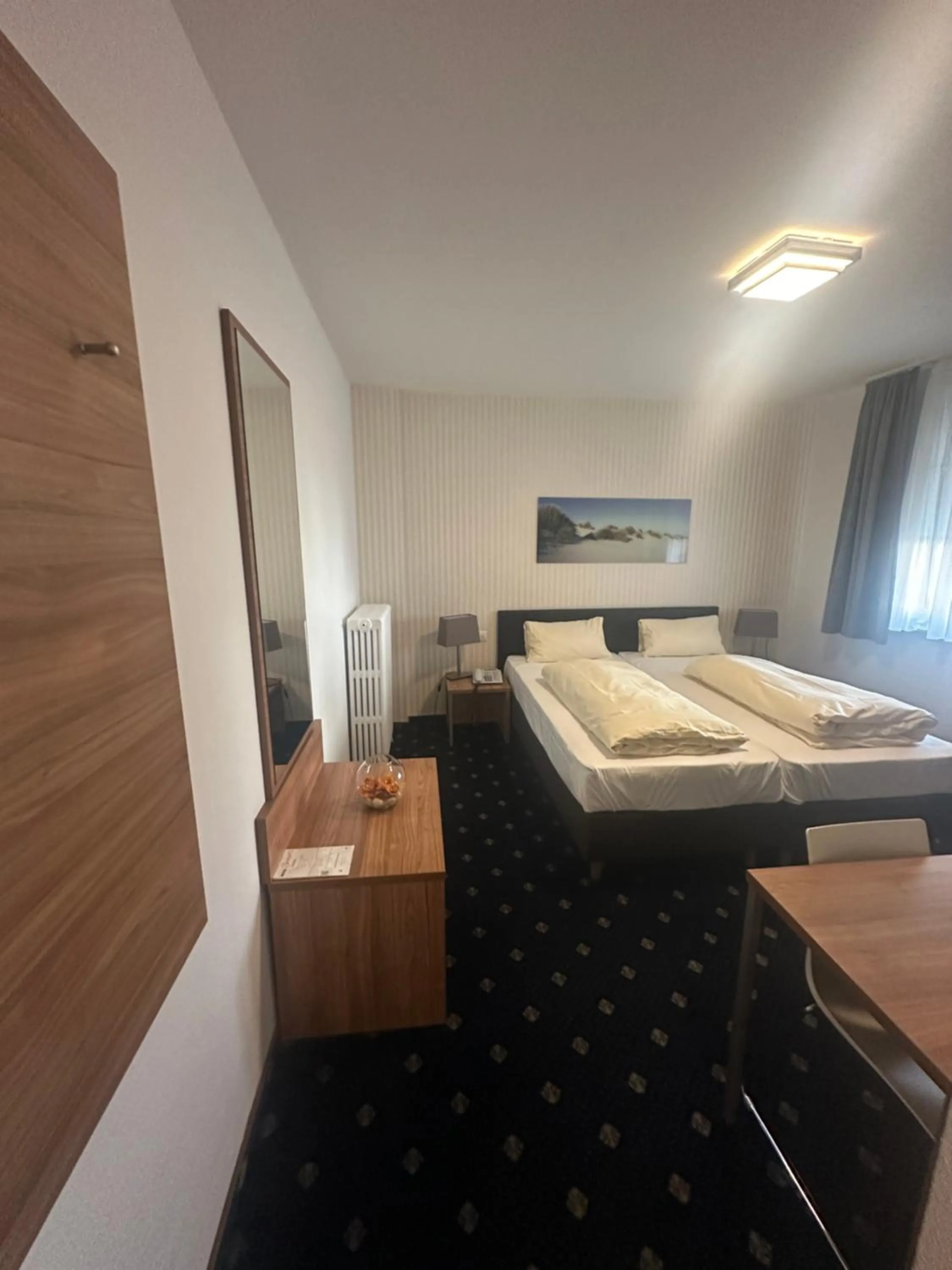 Bed in Hotel Restaurant Benger