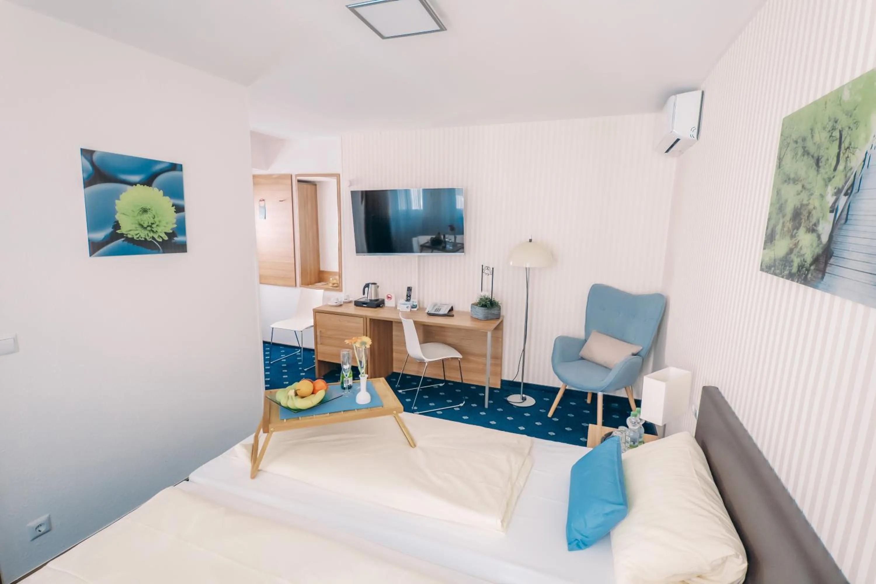 Bed in Hotel Restaurant Benger