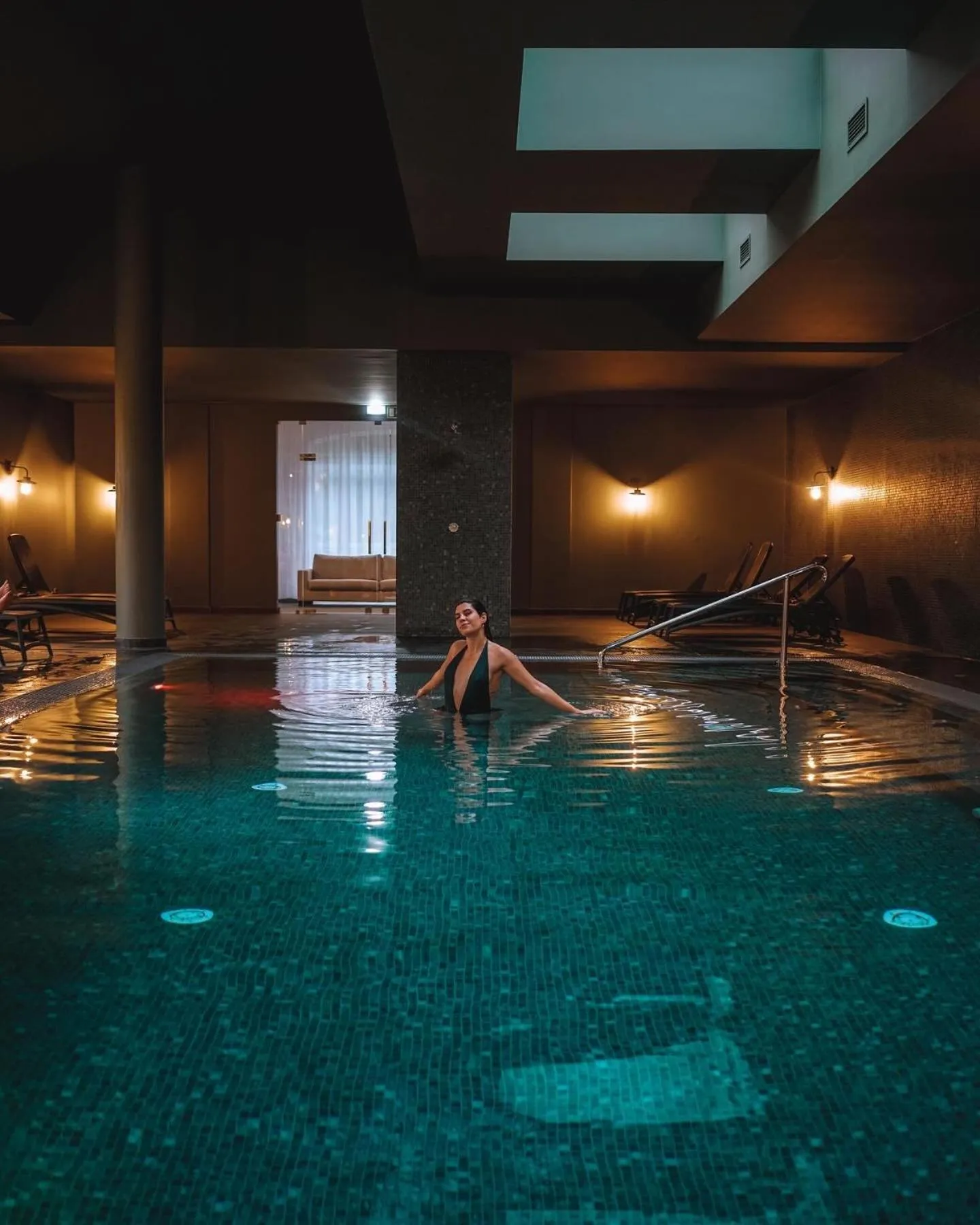 Swimming pool in Enotel Santo da Serra